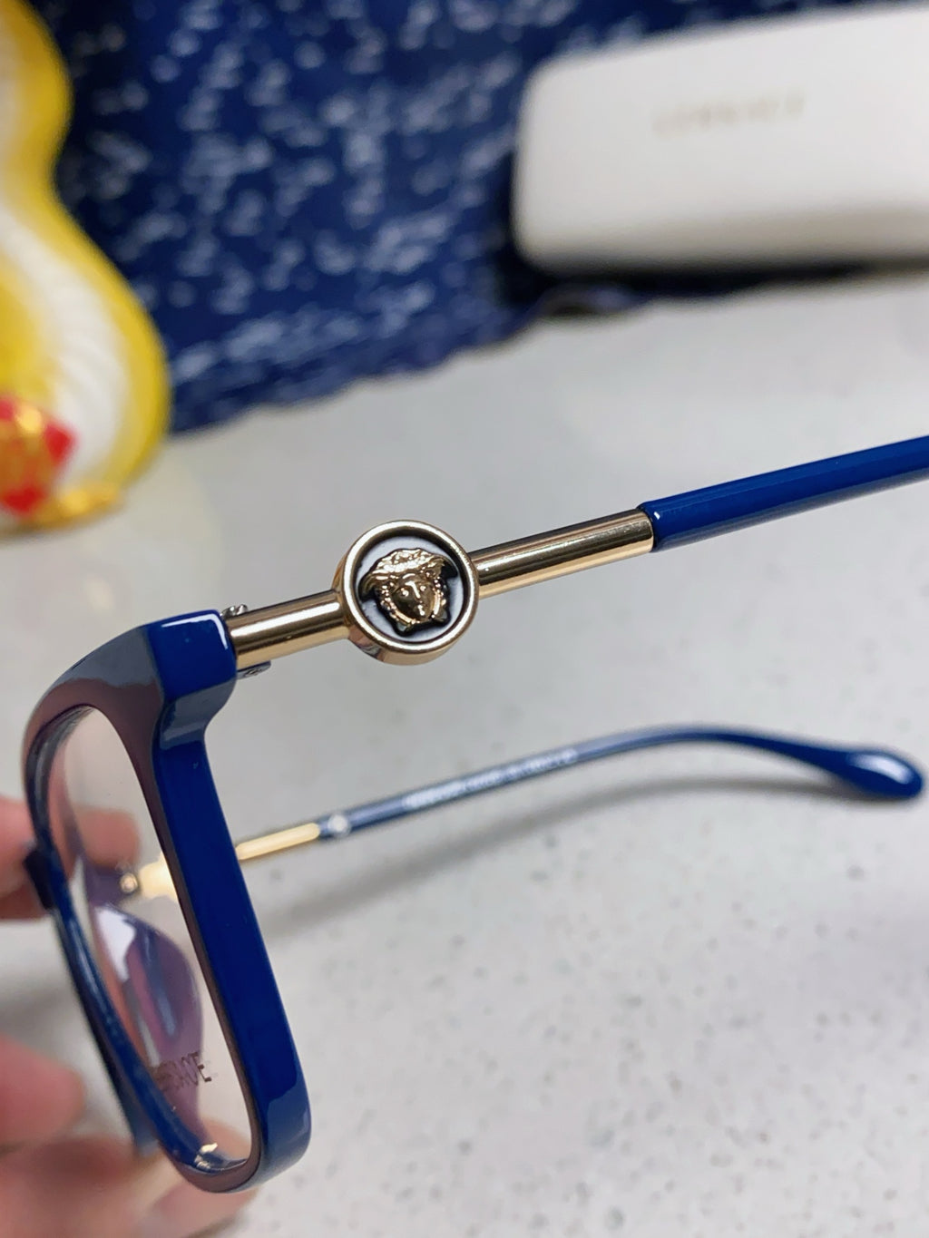 Versace Square Silver Lens Sunglasses for Men & Women - 449887 - detail image 7