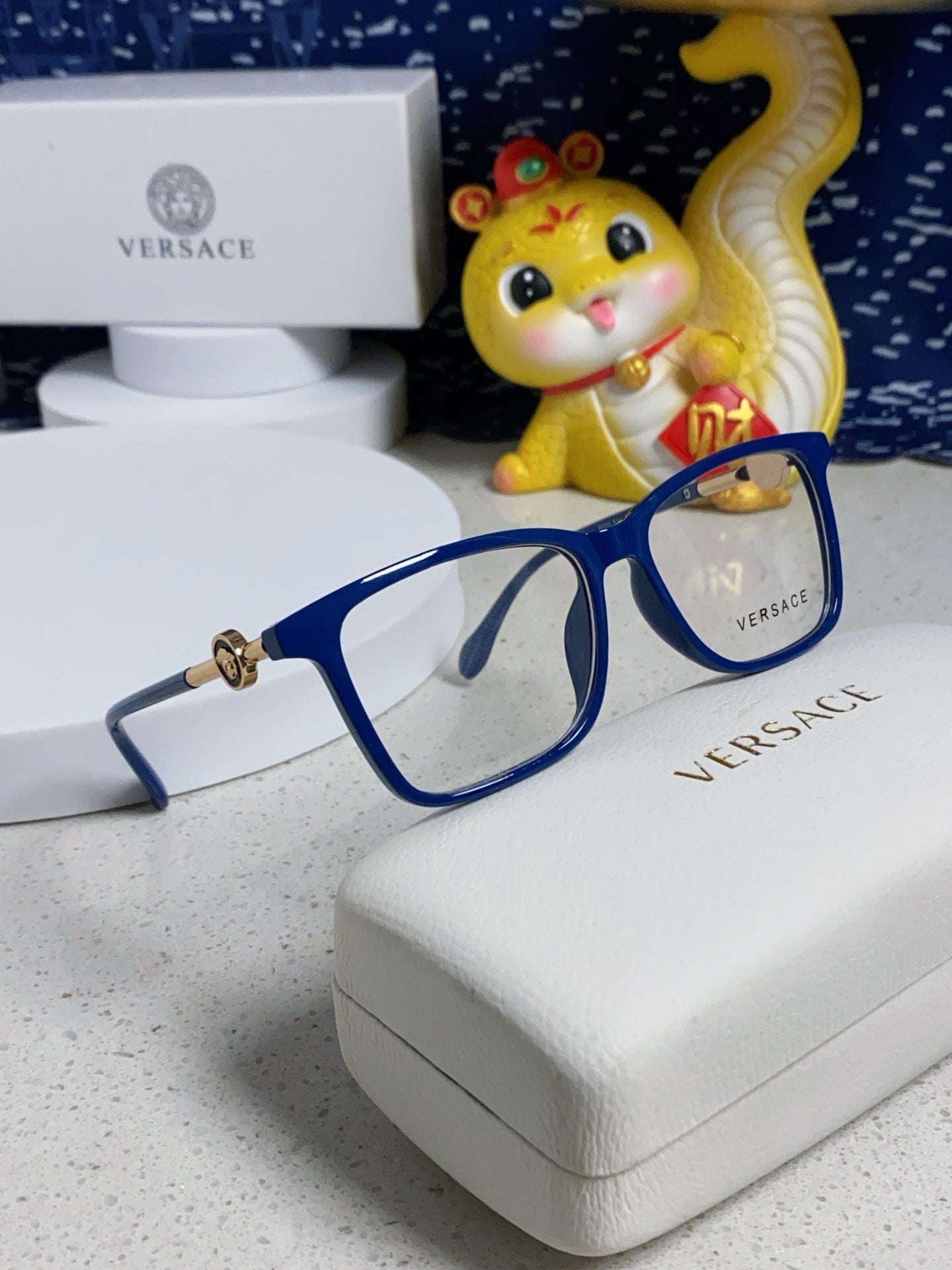 Versace Square Silver Lens Sunglasses for Men & Women - 449887 - detail image 10