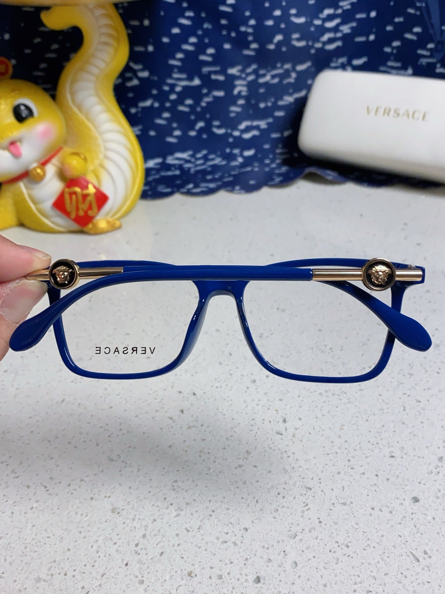 Versace Square Silver Lens Sunglasses for Men & Women - 449887 - detail image 5