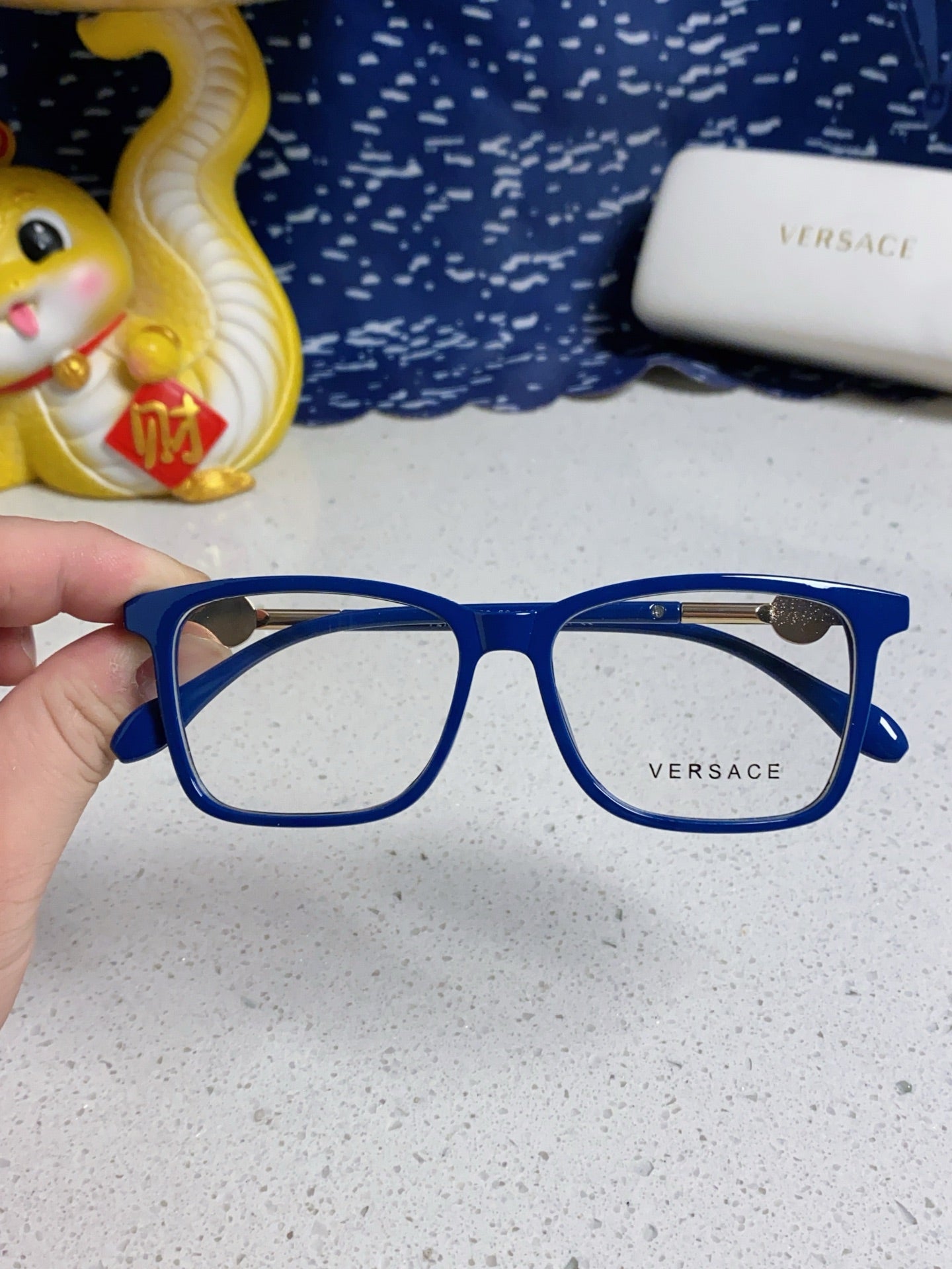 Versace Square Silver Lens Sunglasses for Men & Women - 449887 - detail image 4