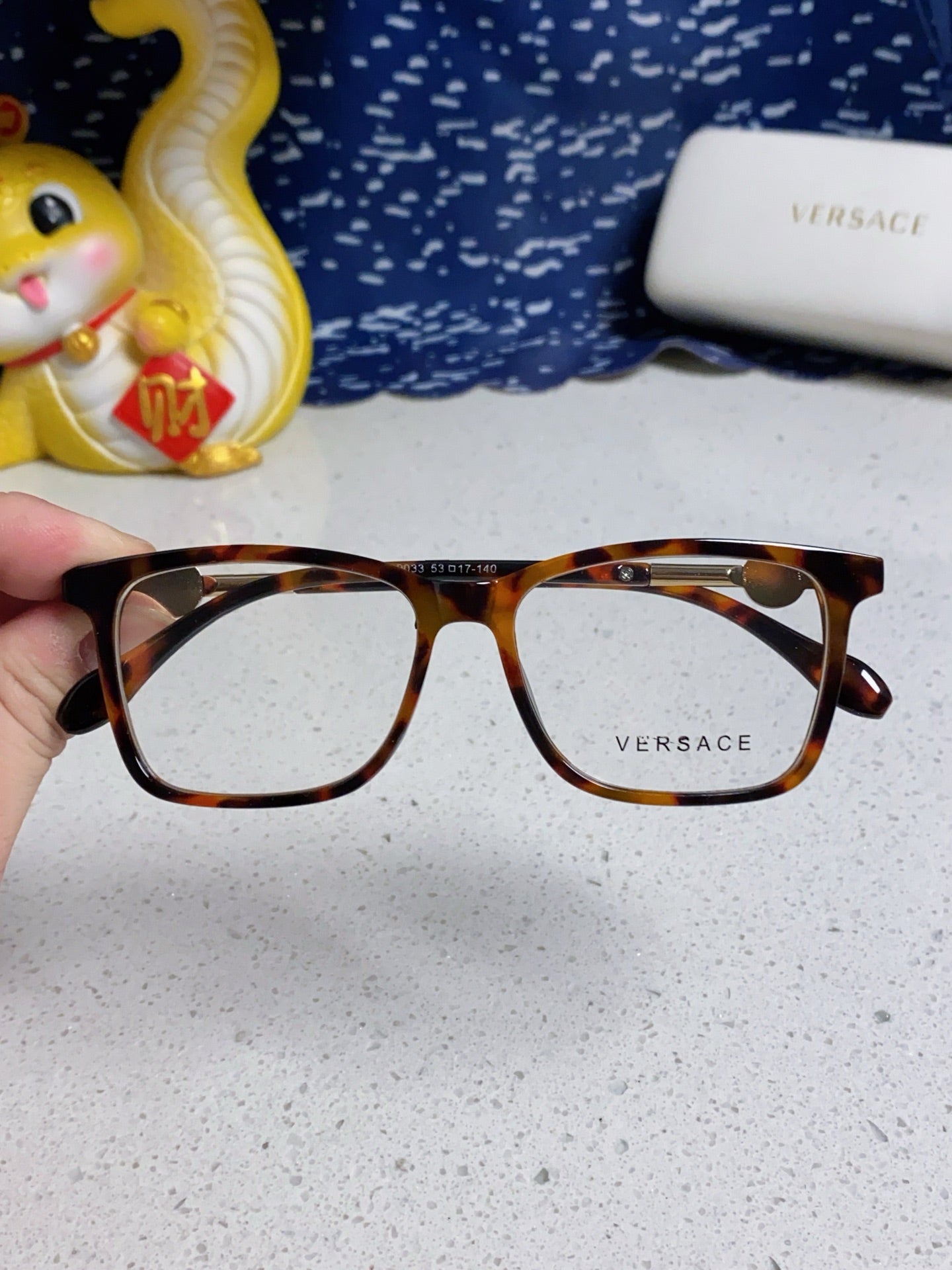 Versace Square Silver Lens Sunglasses for Men & Women - 449888 - detail image 4