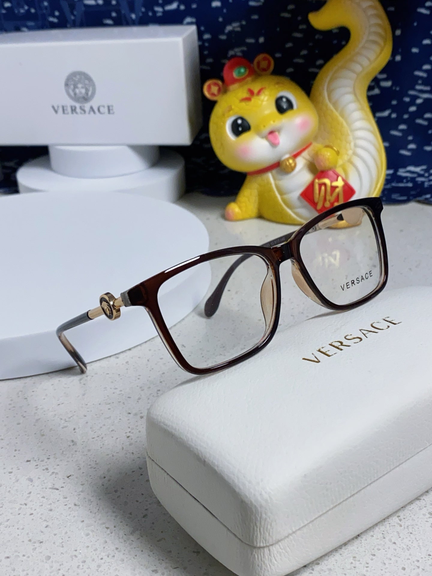 Versace Square Silver Lens Sunglasses for Men & Women - 449889 - detail image 10