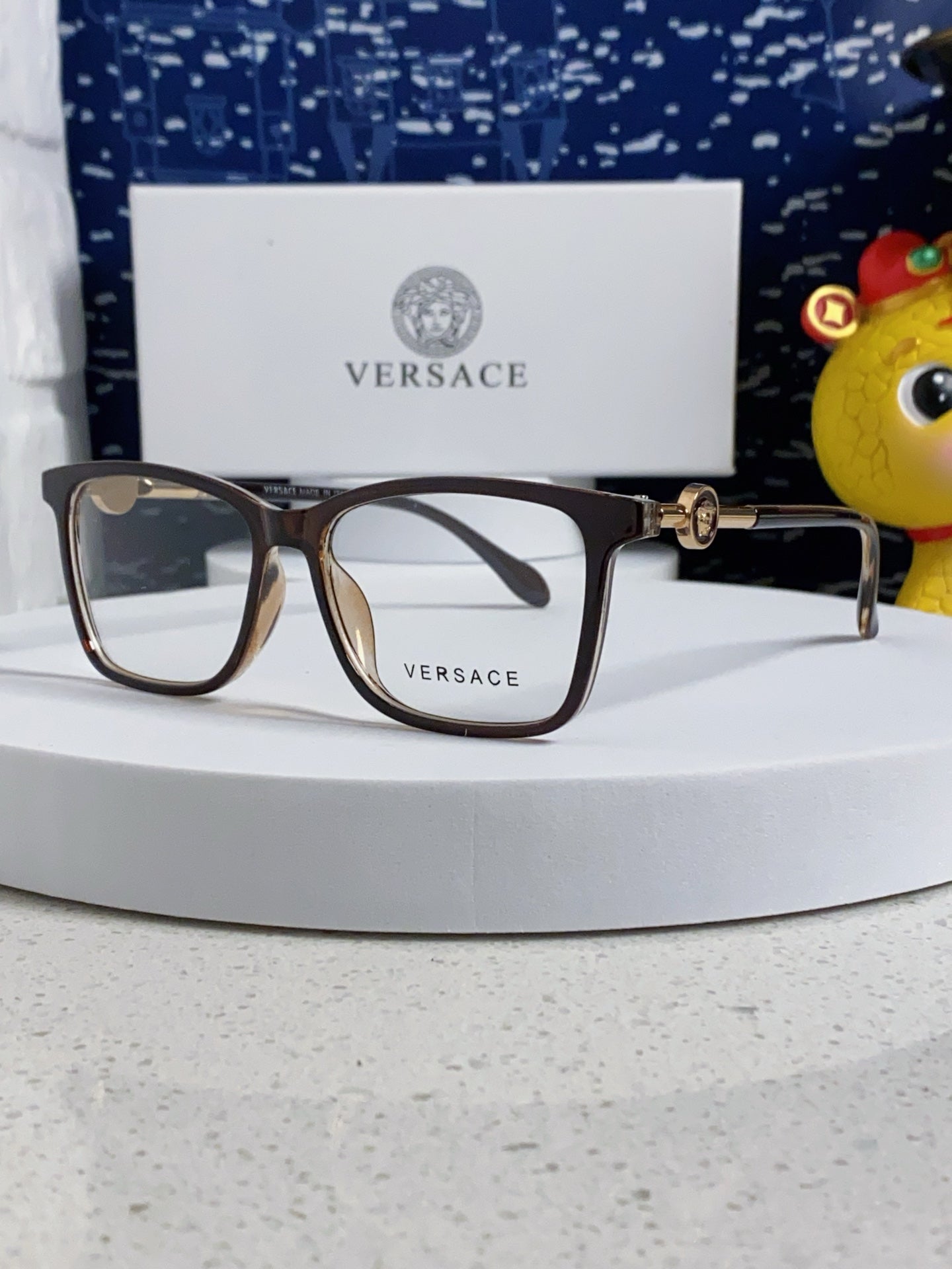 Versace Square Silver Lens Sunglasses for Men & Women - 449889