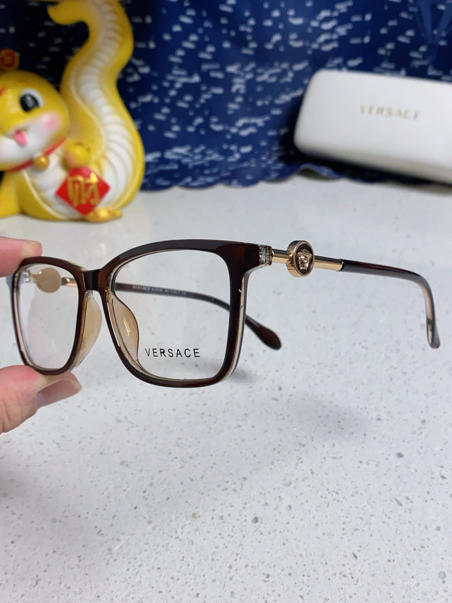 Versace Square Silver Lens Sunglasses for Men & Women - 449889 - detail image 6