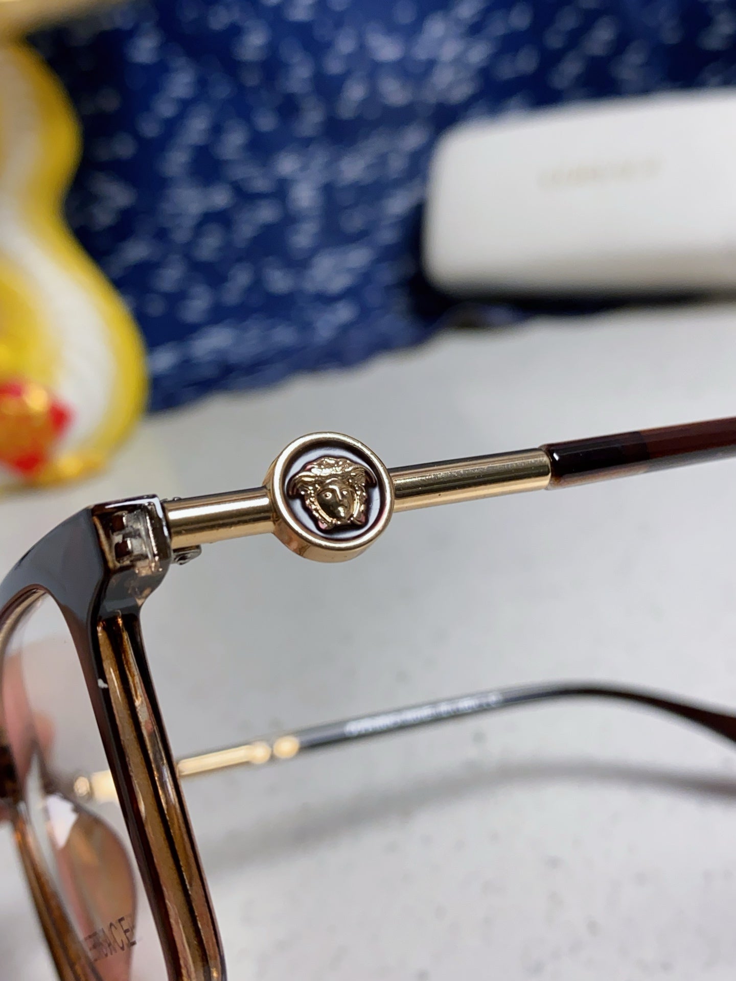 Versace Square Silver Lens Sunglasses for Men & Women - 449889 - detail image 7