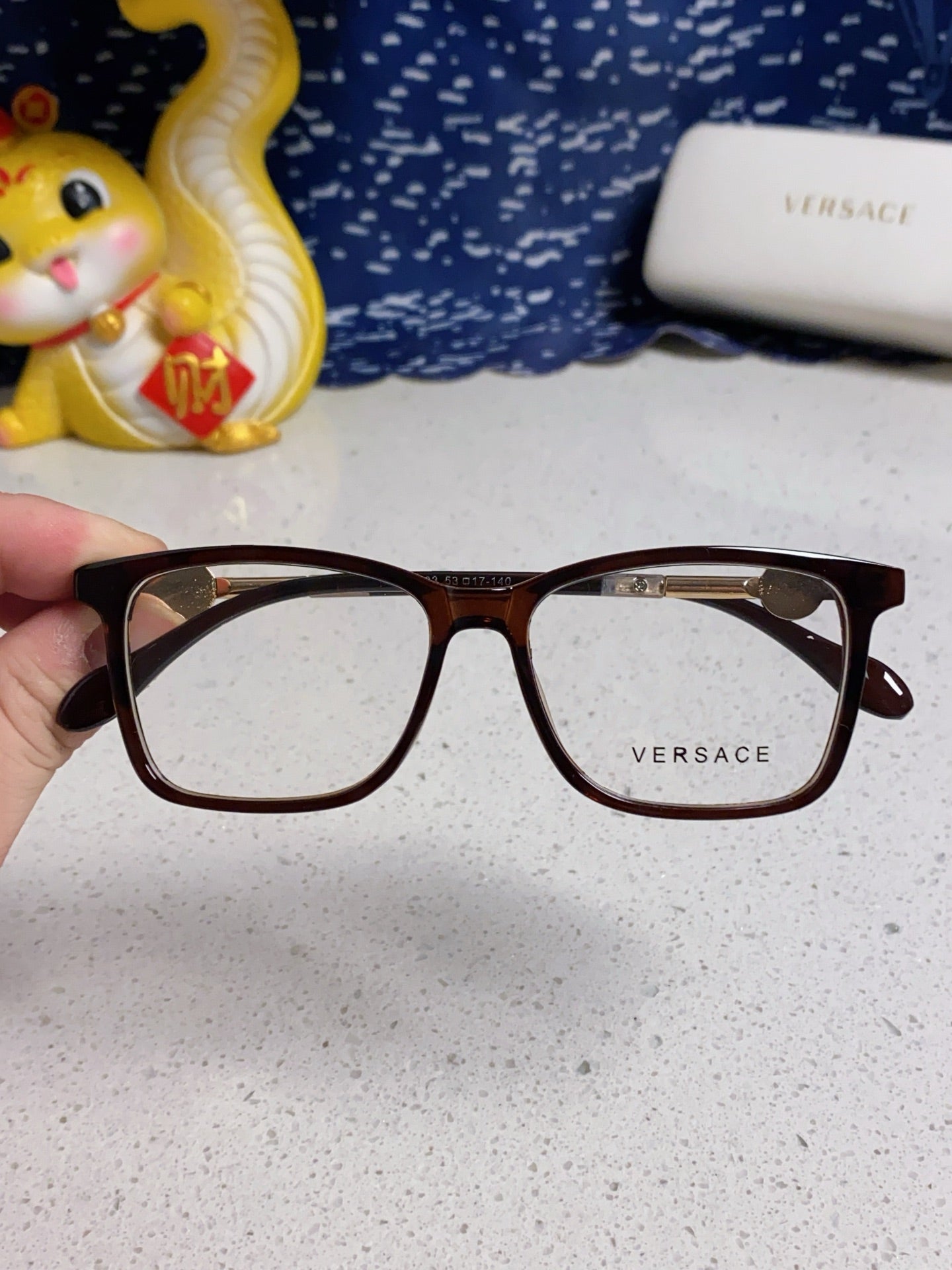 Versace Square Silver Lens Sunglasses for Men & Women - 449889 - detail image 4