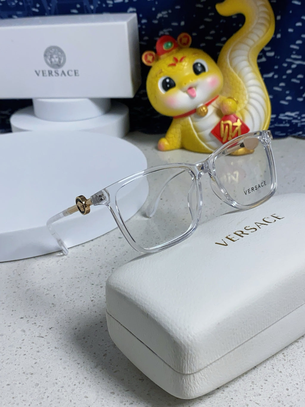 Versace Square Silver Lens Sunglasses for Men & Women - 449890 - detail image 10