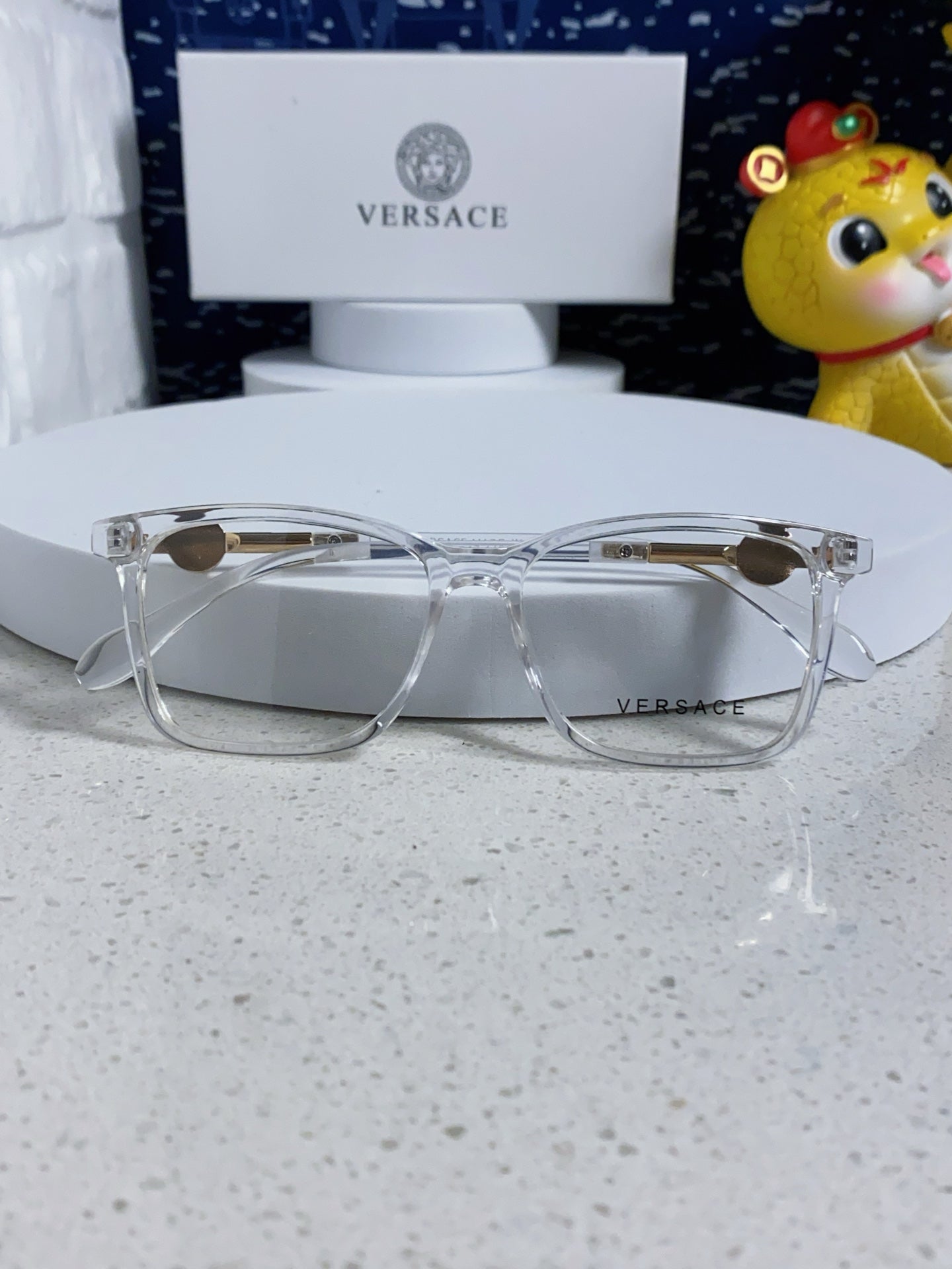 Versace Square Silver Lens Sunglasses for Men & Women - 449890 - detail image 9