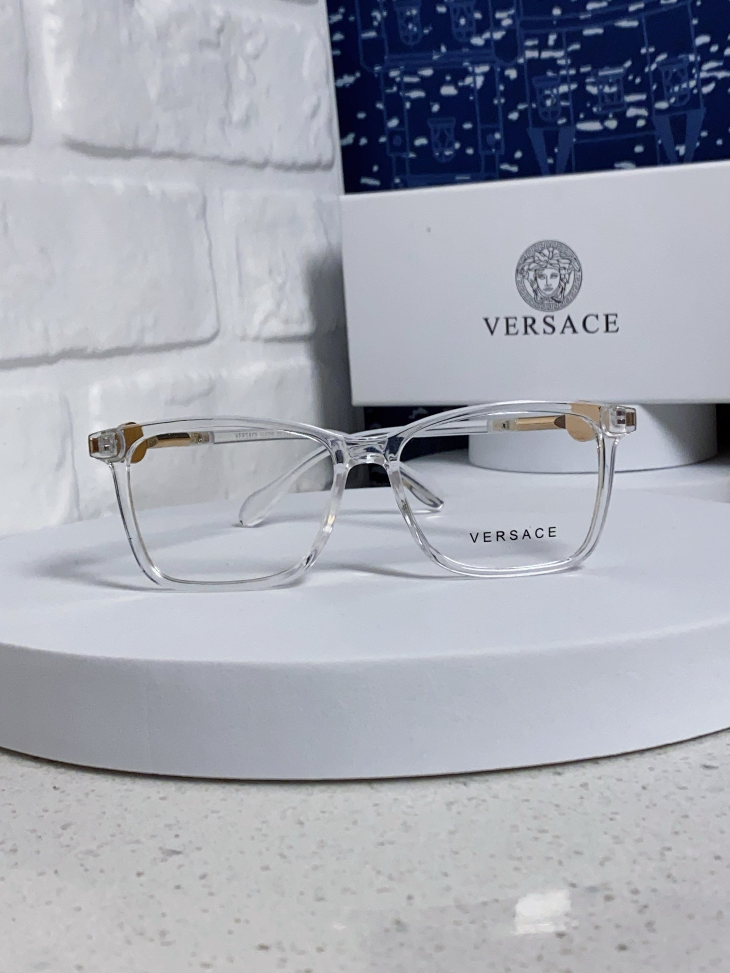Versace Square Silver Lens Sunglasses for Men & Women - 449890 - detail image 2