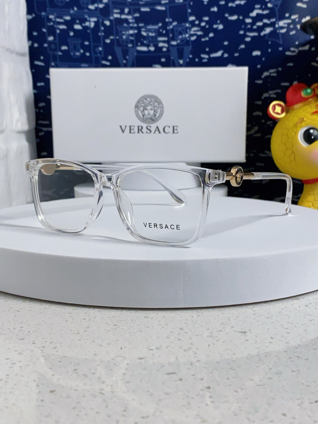 Versace Square Silver Lens Sunglasses for Men & Women - 449890