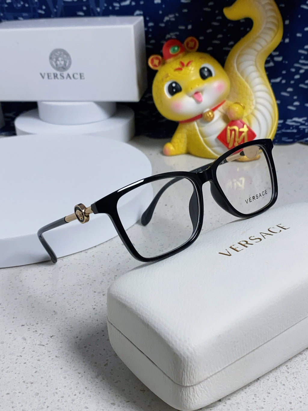 Versace Square Silver Lens Sunglasses for Men & Women - detail image 10