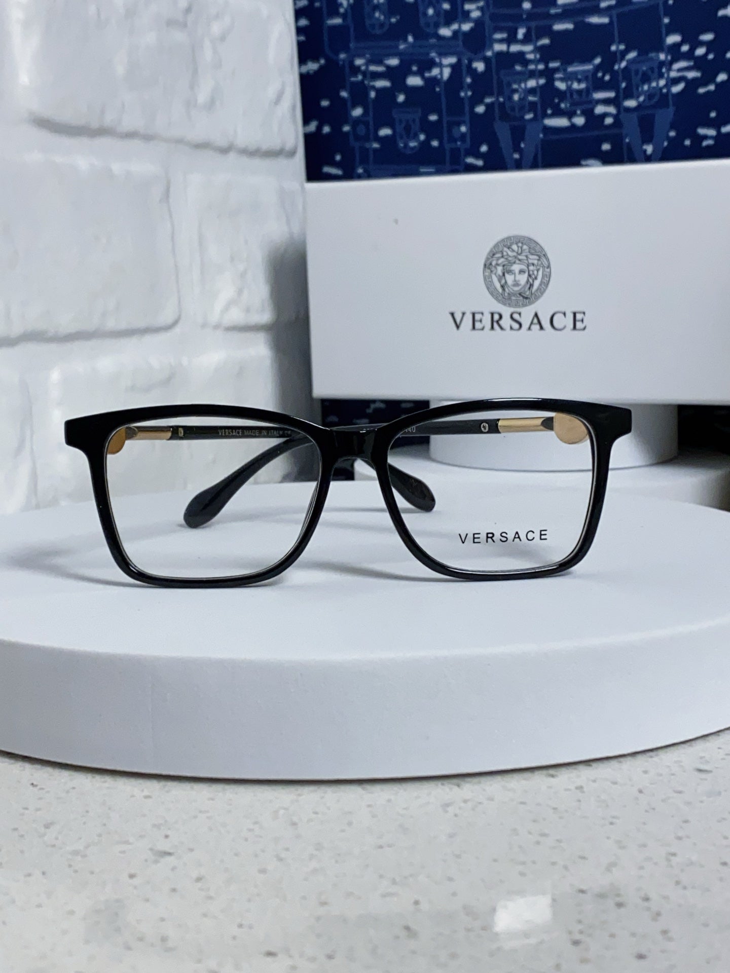 Versace Square Silver Lens Sunglasses for Men & Women - detail image 2