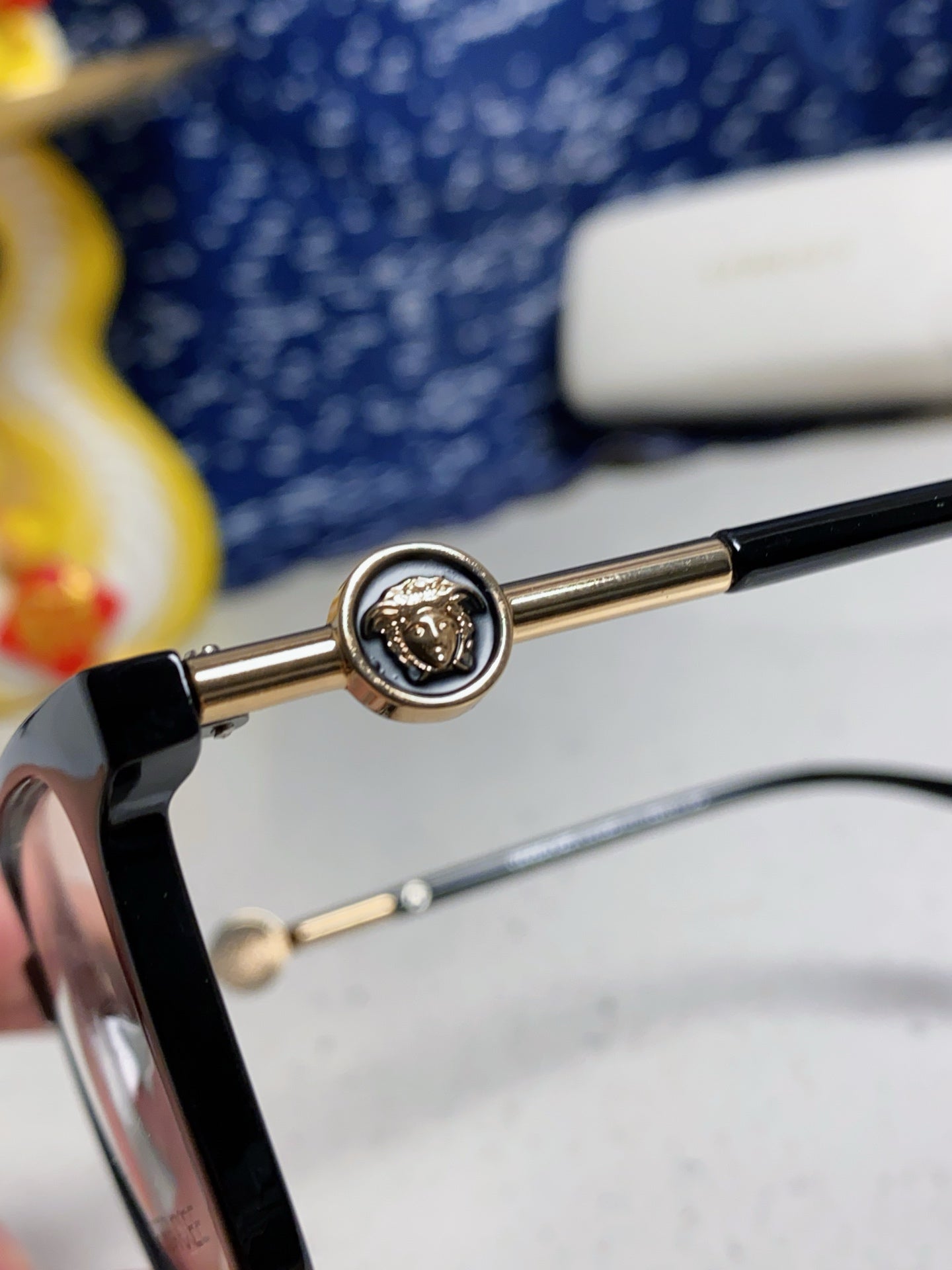 Versace Square Silver Lens Sunglasses for Men & Women - detail image 7