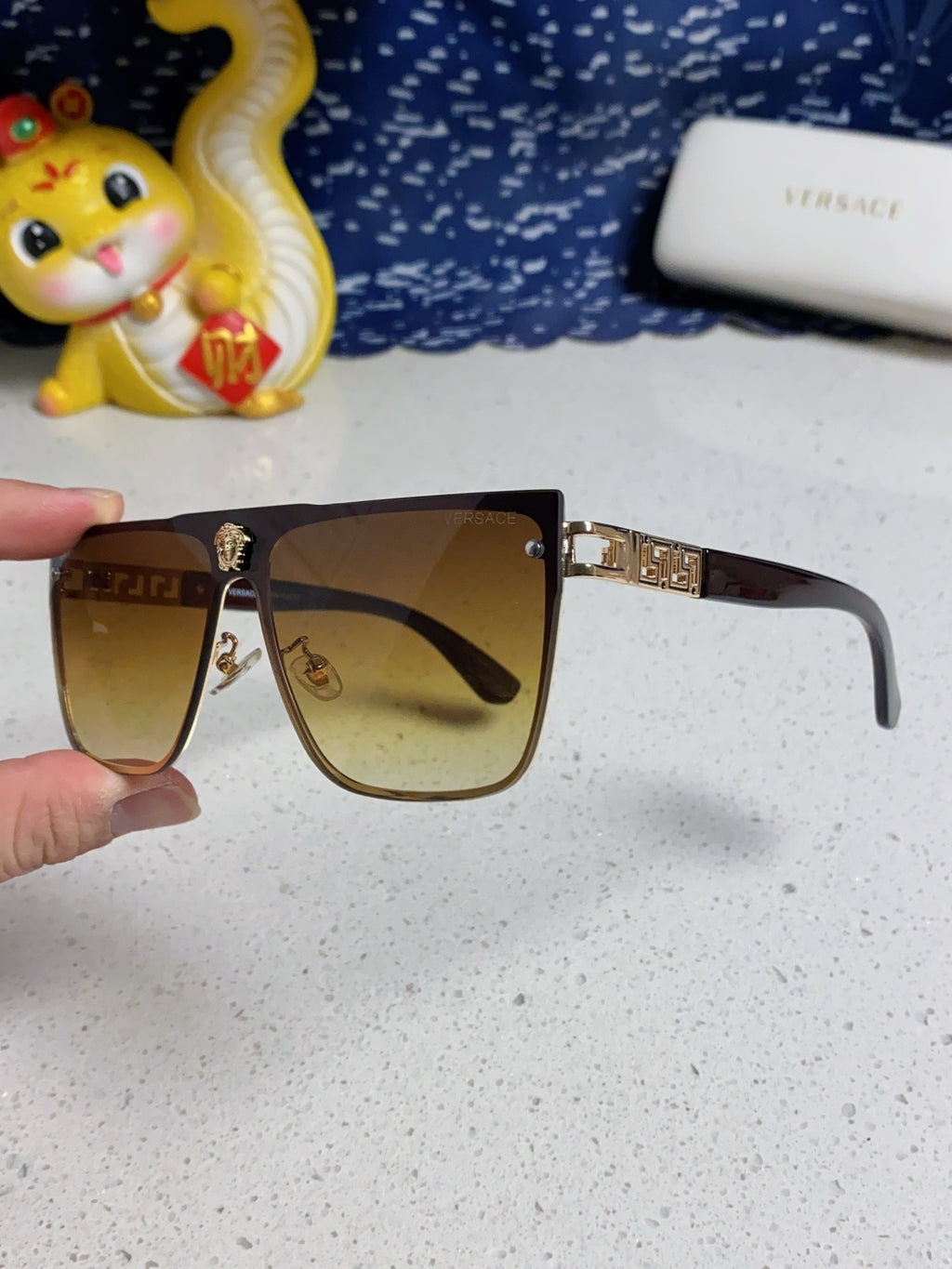 Versace Fashion Brown Lens Sunglasses for Men & Women - 449885 - detail image 6