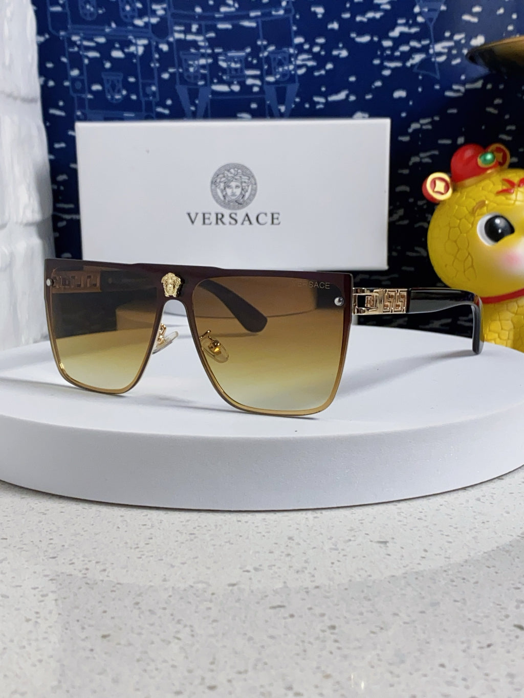 Versace Fashion Brown Lens Sunglasses for Men & Women - 449885