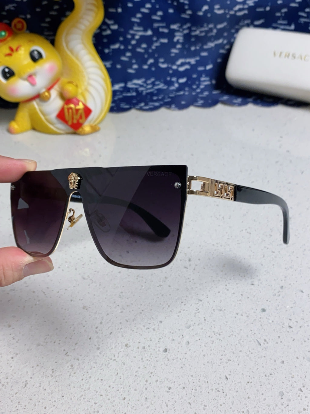 Versace Fashion Silver Lens Sunglasses for Men & Women - 449886 - detail image 6