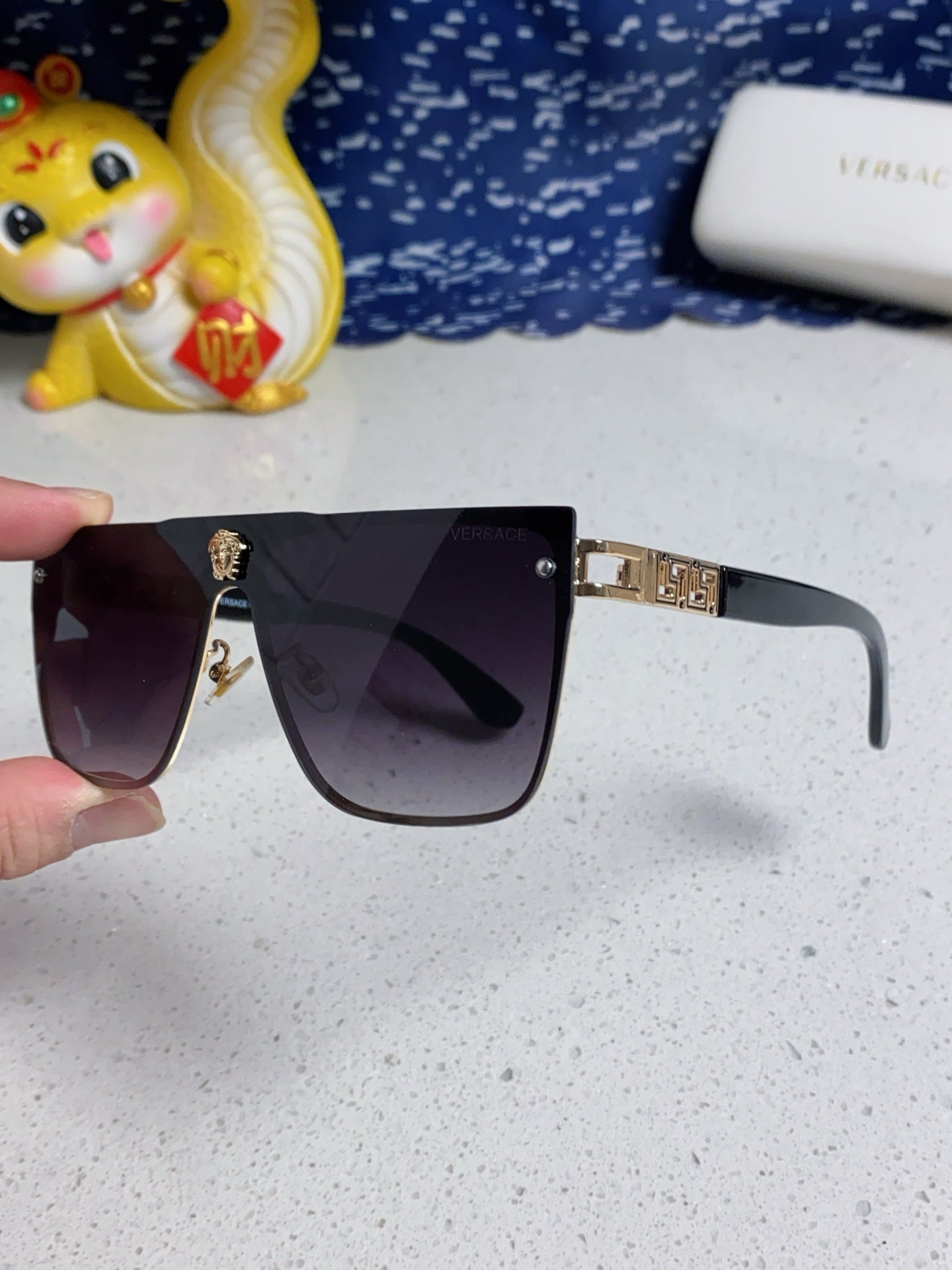 Versace Fashion Silver Lens Sunglasses for Men & Women - 449886 - detail image 6