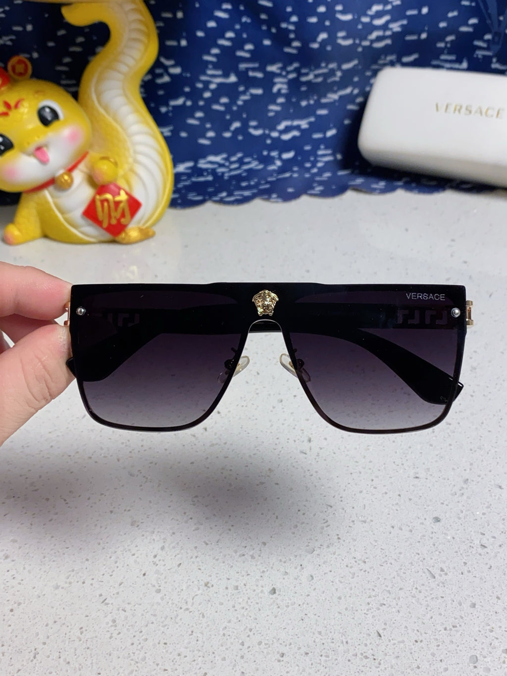 Versace Fashion Silver Lens Sunglasses for Men & Women - 449886 - detail image 4