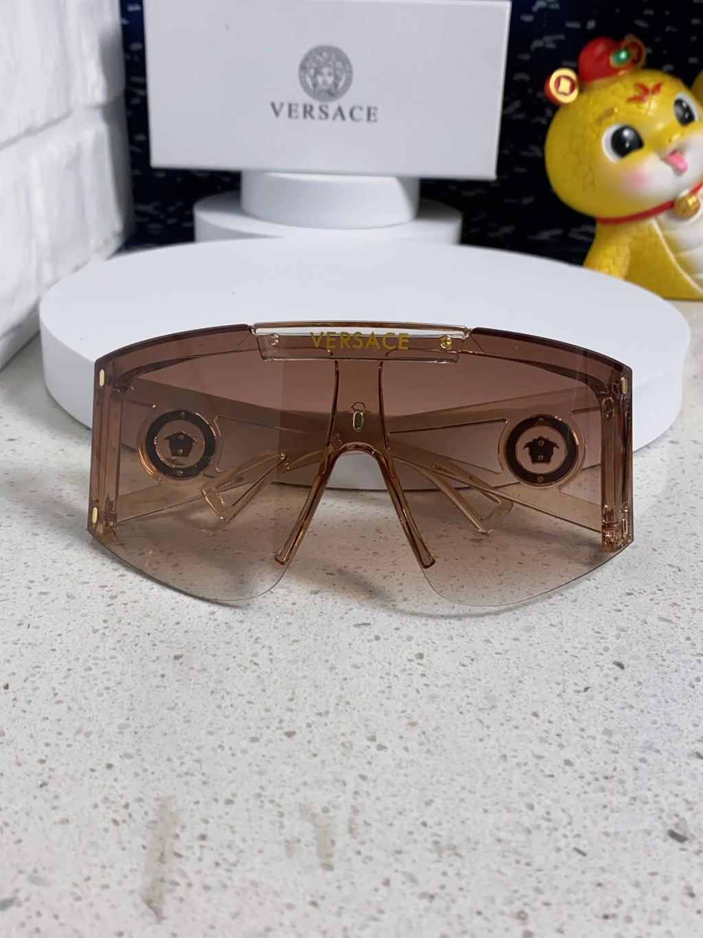 Versace Oversized Brown Lens Sunglasses for Men & Women - 449881 - detail image 7