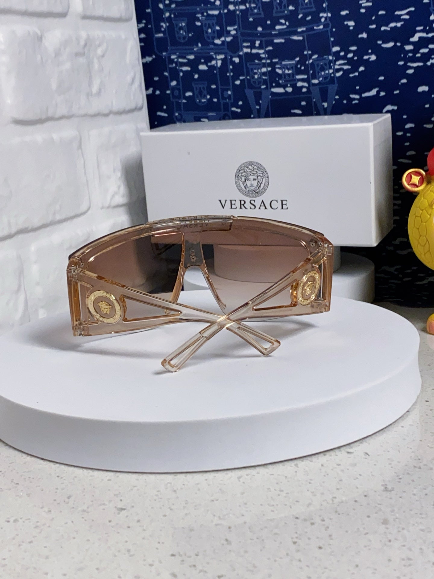 Versace Oversized Brown Lens Sunglasses for Men & Women - 449881 - detail image 2