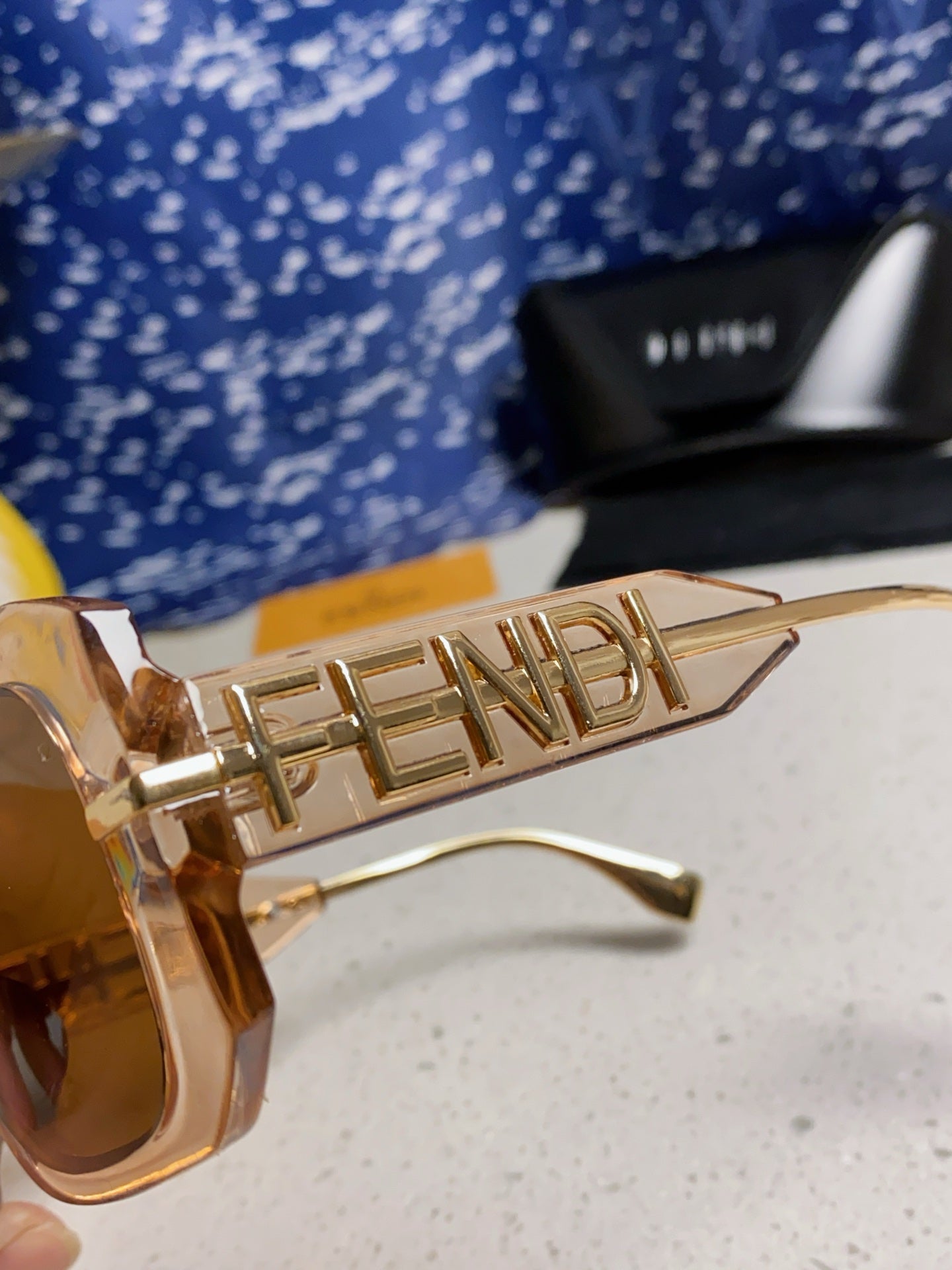 Fendi Oversized Brown Lens Sunglasses for Women - 466209 - detail image 7