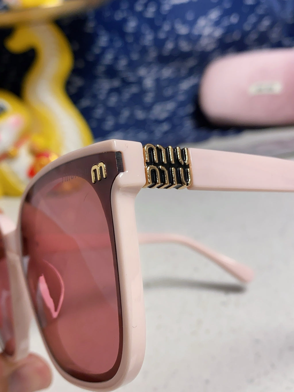 Miu Miu Round Red Lens Sunglasses for Women - detail image 7