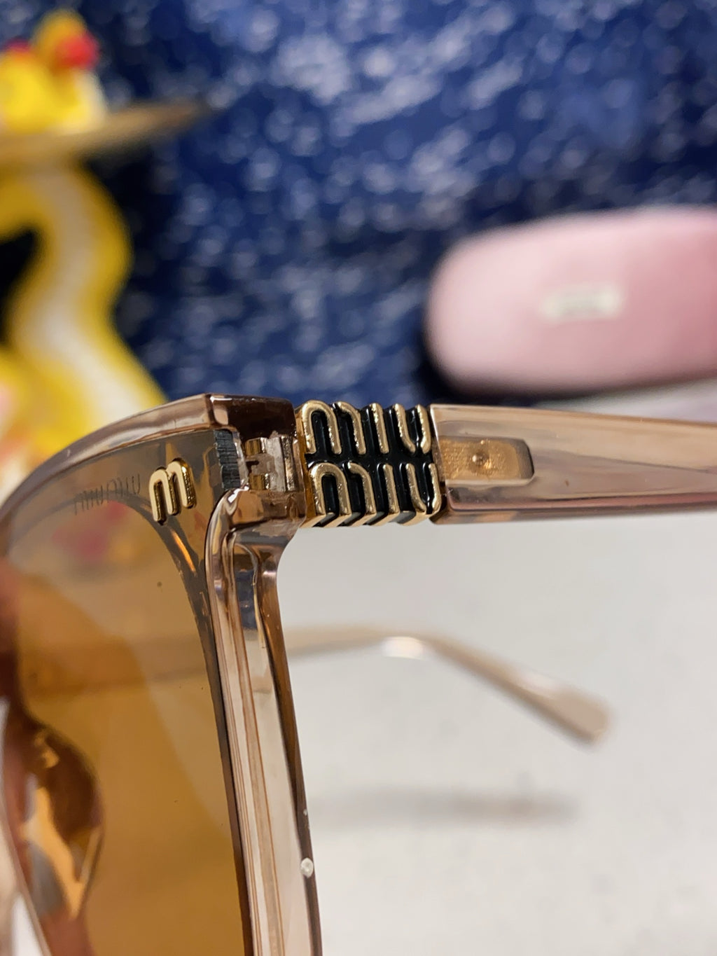 Miu Miu Round Brown Lens Sunglasses for Women - 487668 - detail image 7