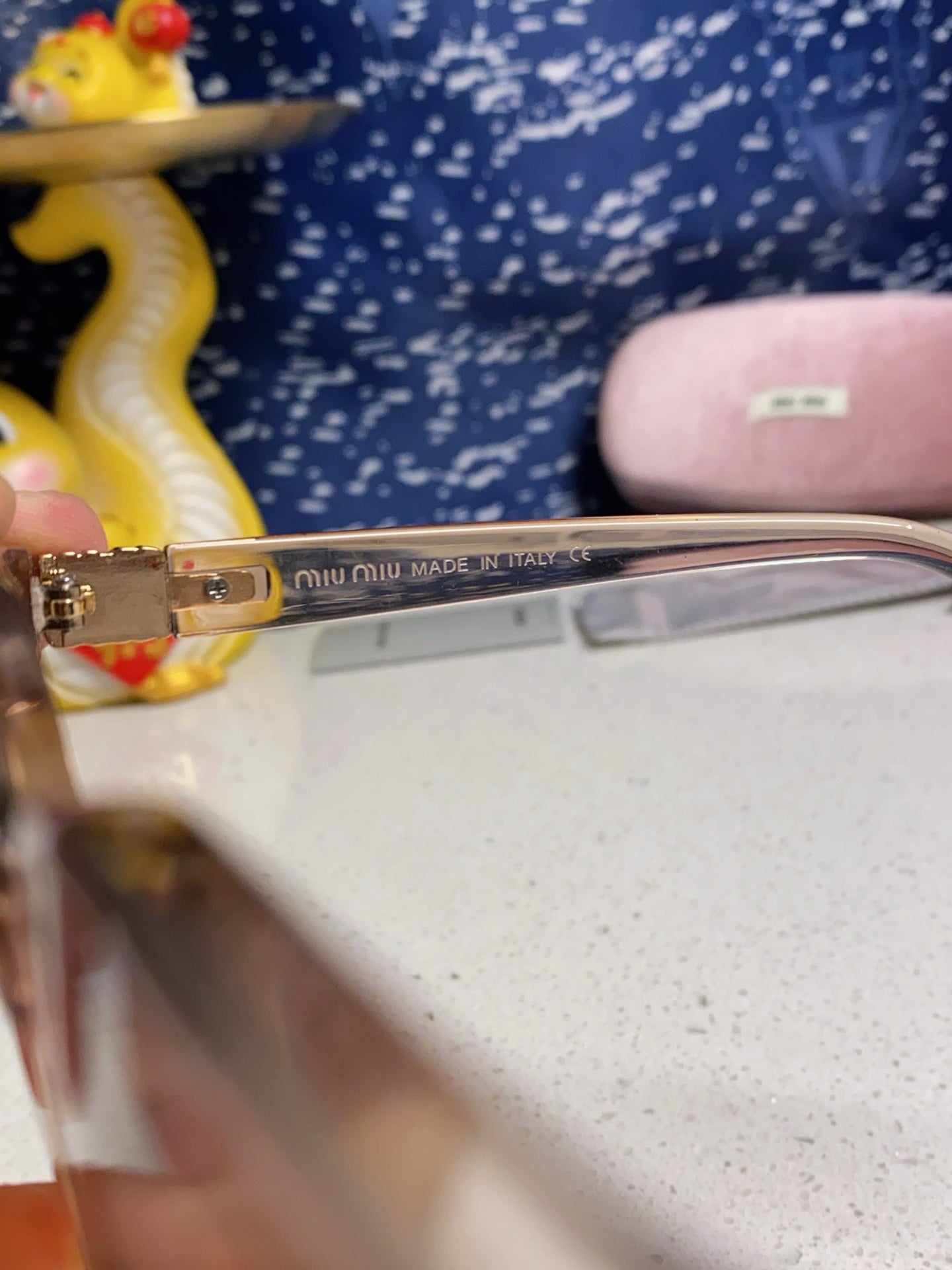 Miu Miu Round Brown Lens Sunglasses for Women - 432670 - detail image 8