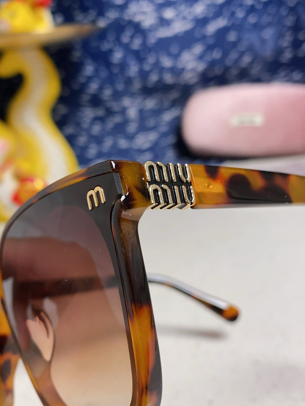 Miu Miu Round Brown Lens Sunglasses for Women - 432671 - detail image 7