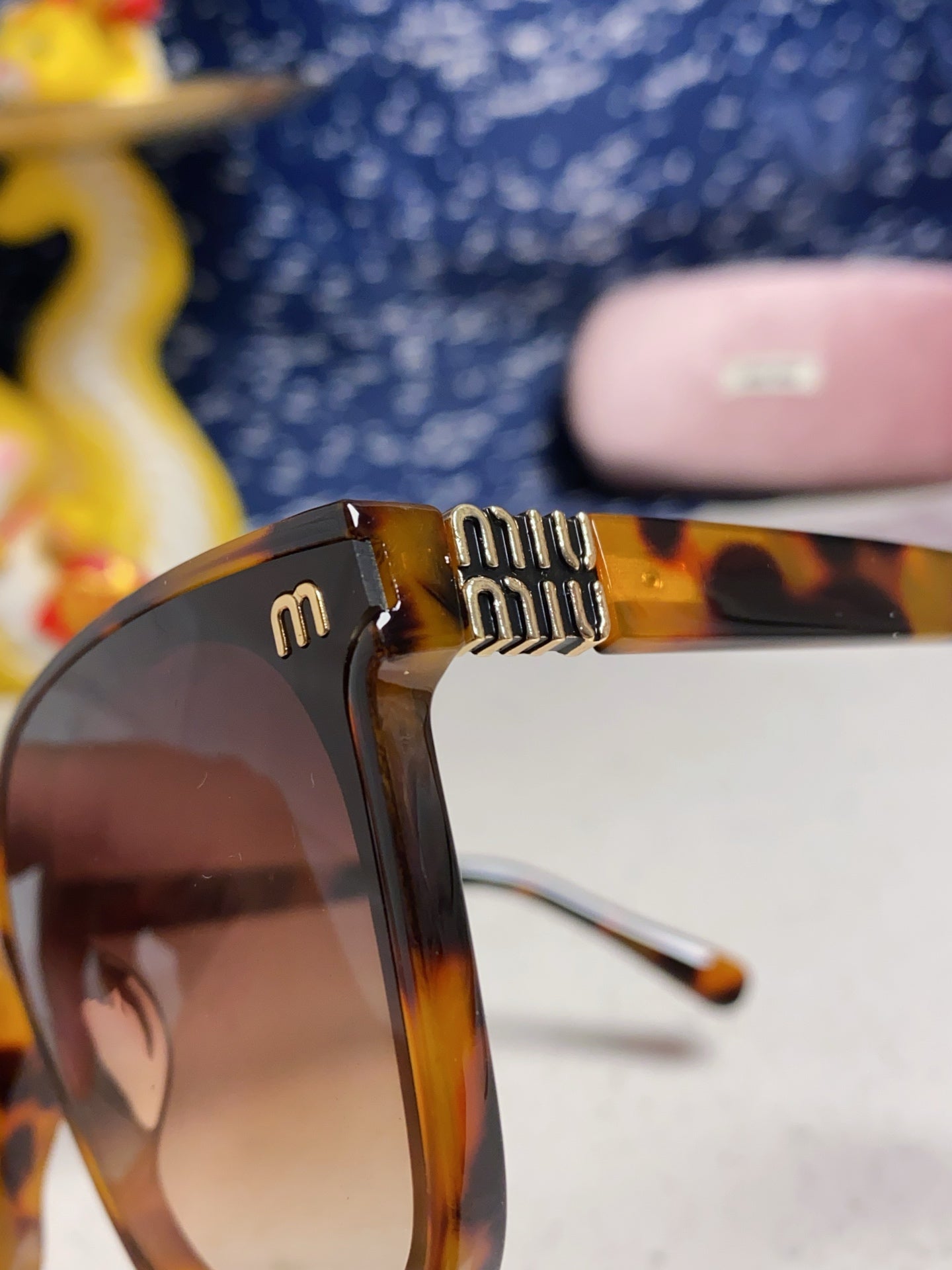 Miu Miu Round Brown Lens Sunglasses for Women - 432671 - detail image 7