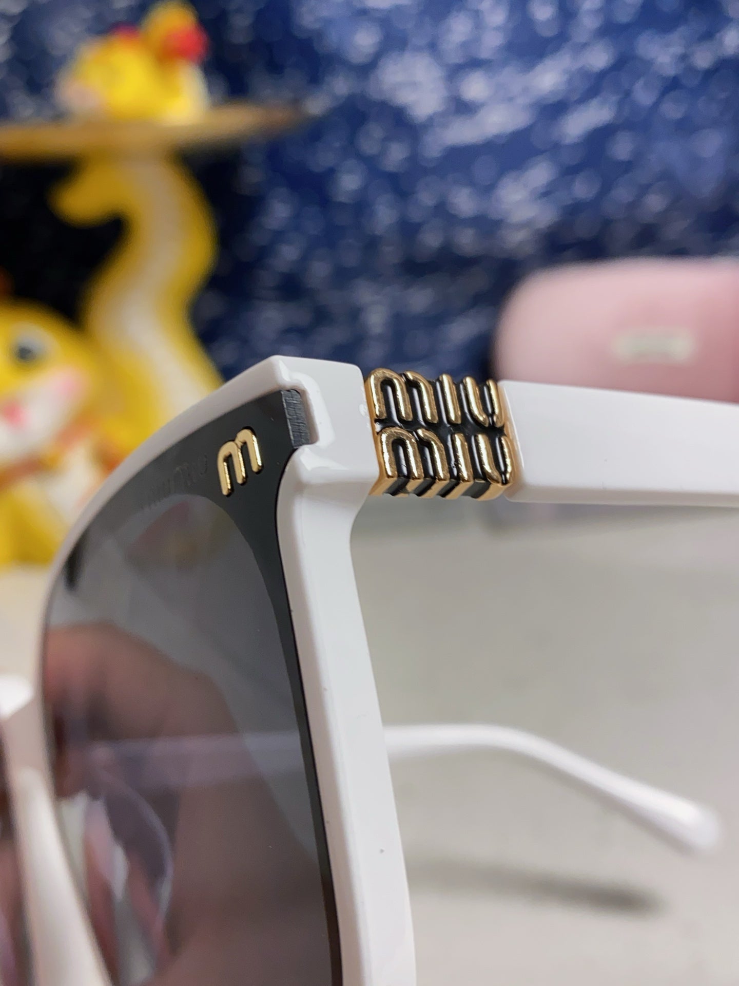 Miu Miu Round Silver Lens Sunglasses for Women - 432672 - detail image 7