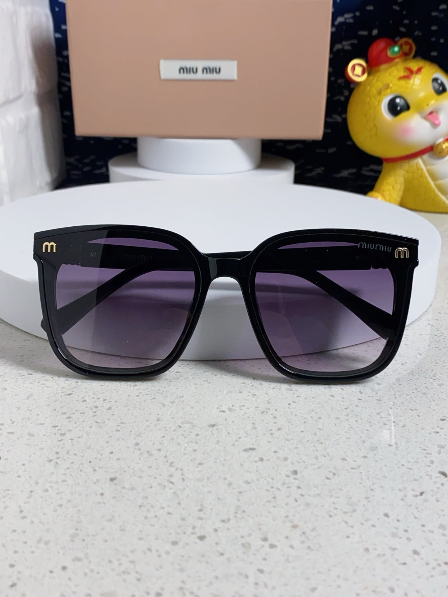 Miu Miu Round Silver Lens Sunglasses for Women - 487671 - detail image 9