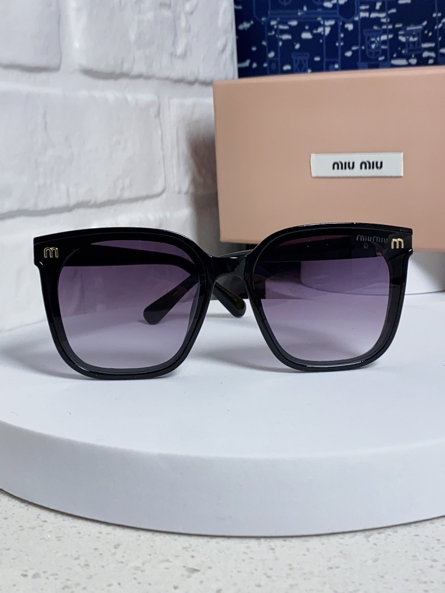 Miu Miu Round Silver Lens Sunglasses for Women - 487671 - detail image 2