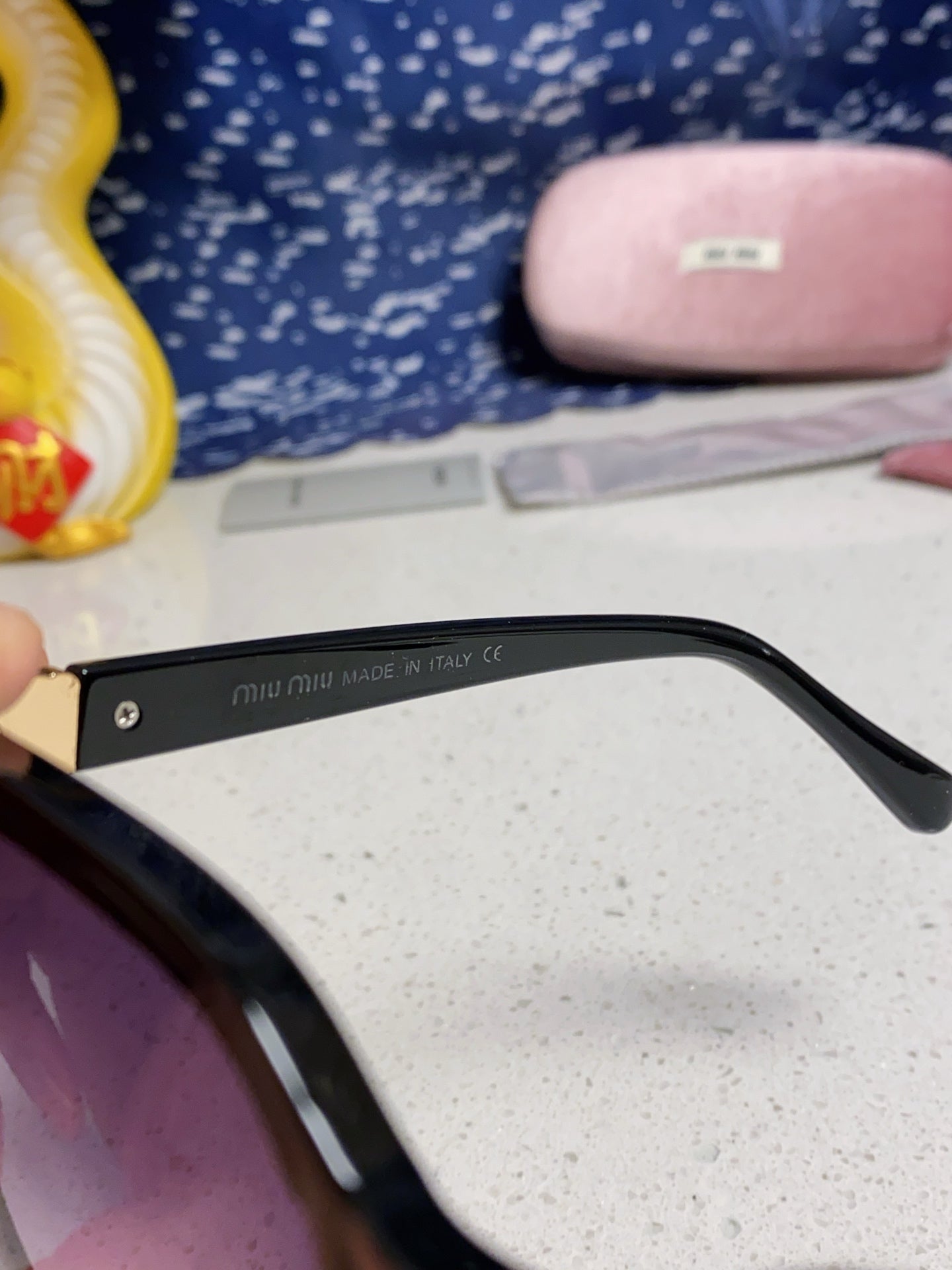 Miu Miu Round Silver Lens Sunglasses for Women - 487671 - detail image 8