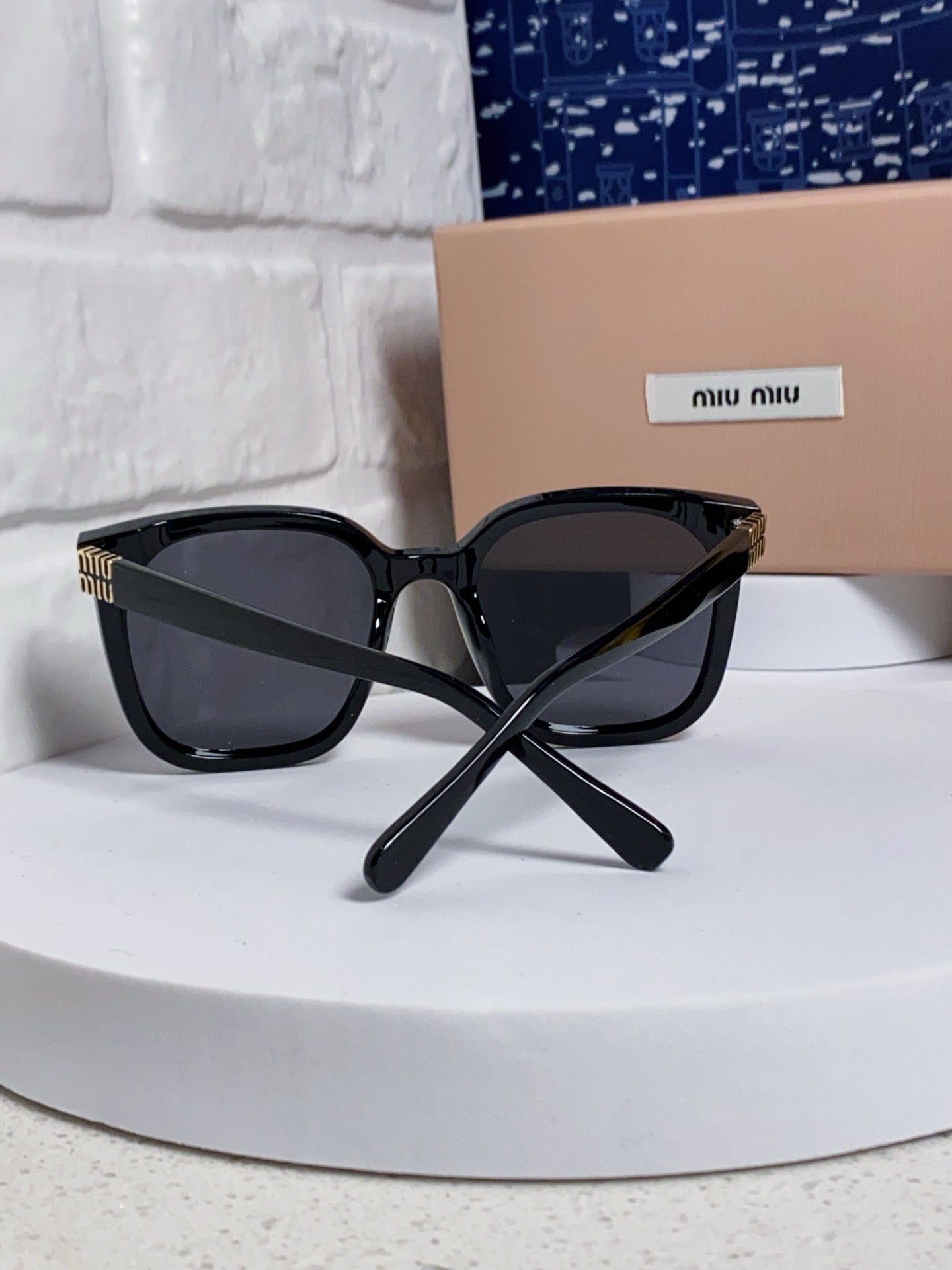 Miu Miu Round Silver Lens Sunglasses for Women - detail image 3