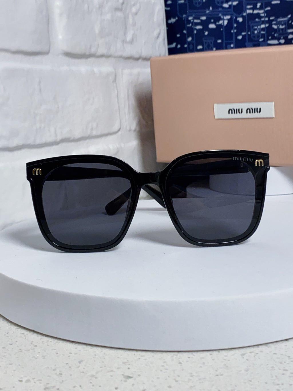 Miu Miu Round Silver Lens Sunglasses for Women - detail image 2