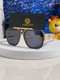 Versace Oversized Silver Lens Sunglasses for Men & Women - 487872