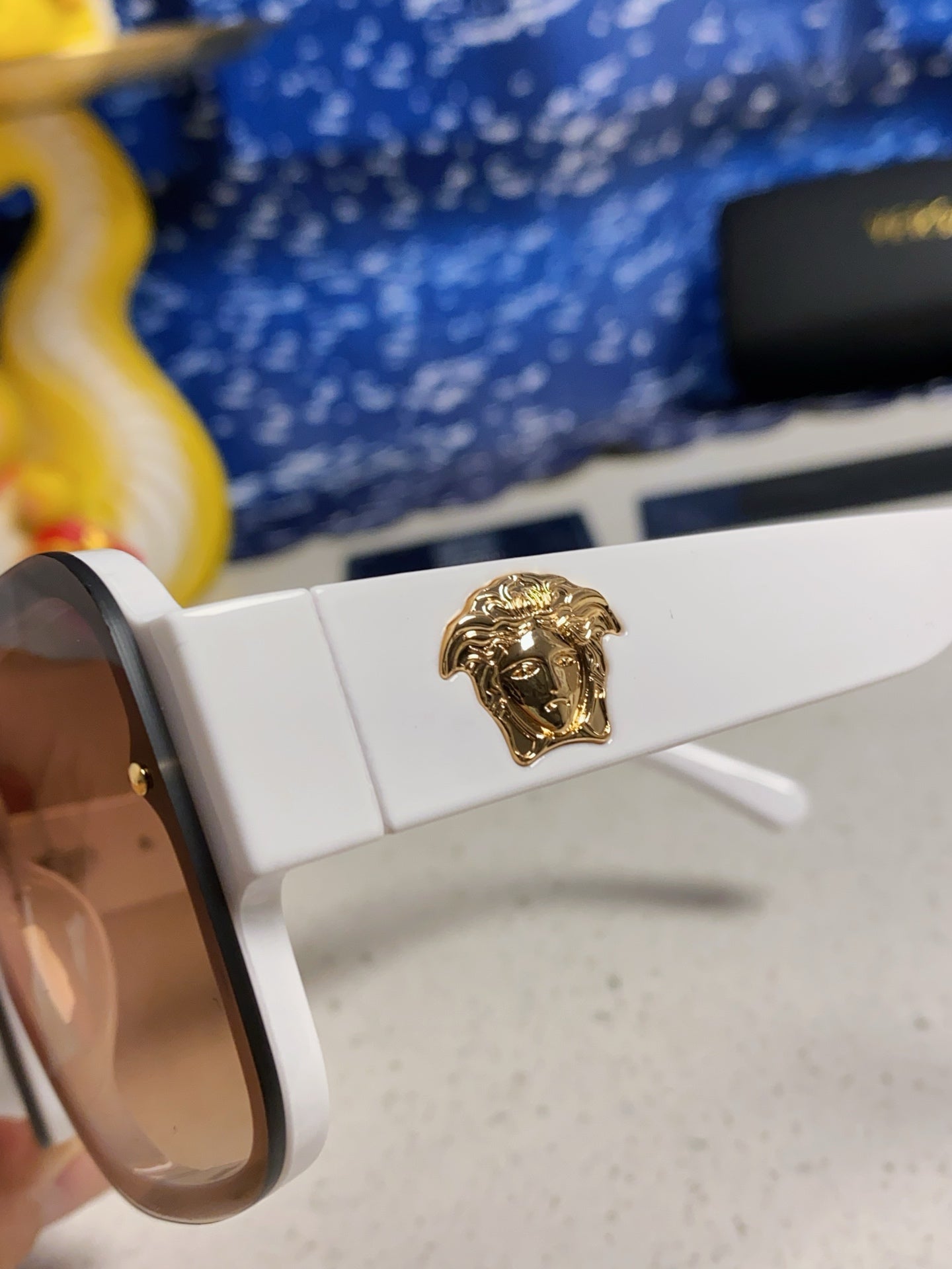 Versace Oversized Brown Lens Sunglasses for Men & Women - 358802 - detail image 7