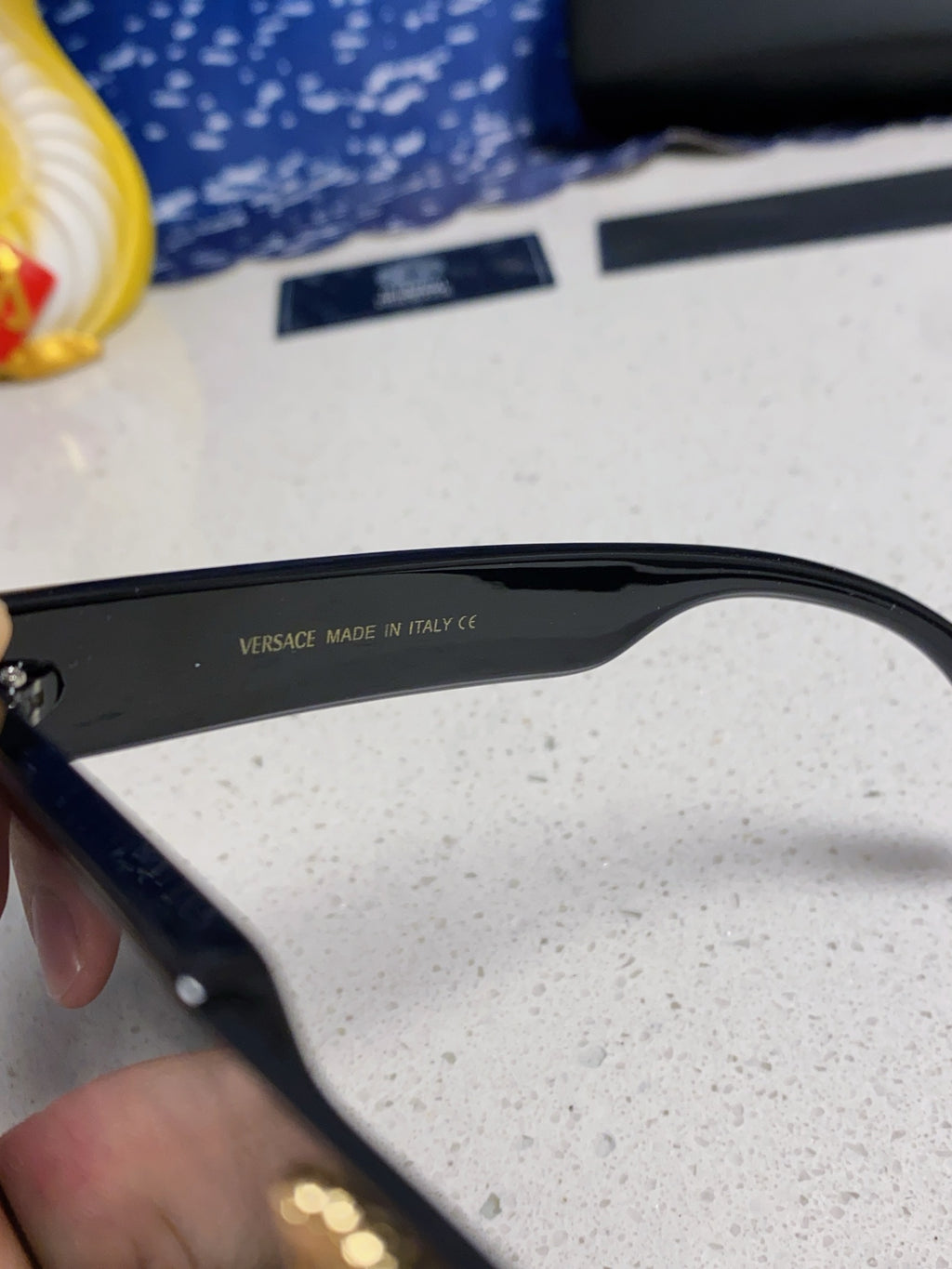 Versace Oversized Silver Lens Sunglasses for Men & Women - 487877 - detail image 8
