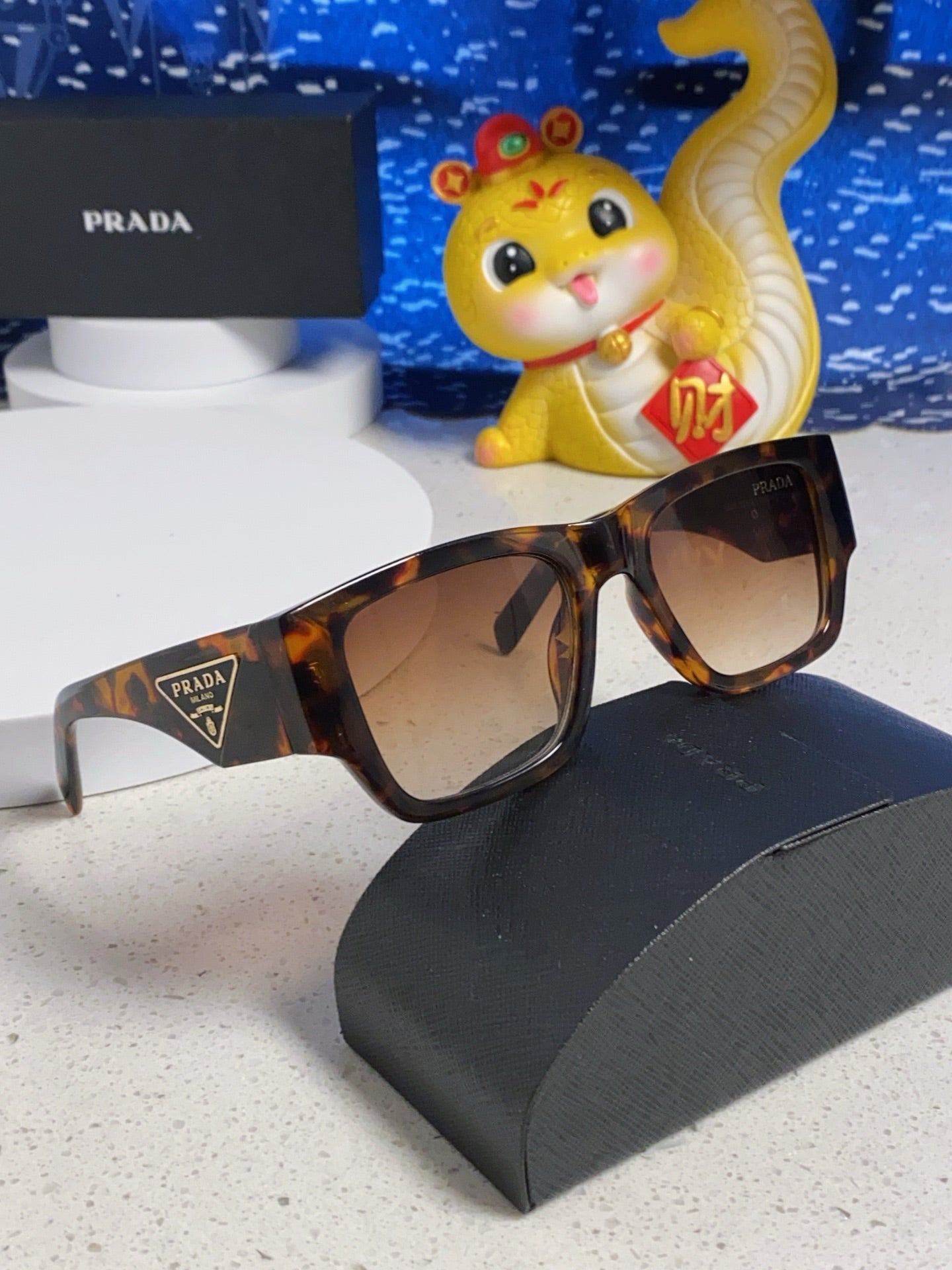 Prada Fashion Brown Lens Sunglasses for Men & Women - 358428 - detail image 11