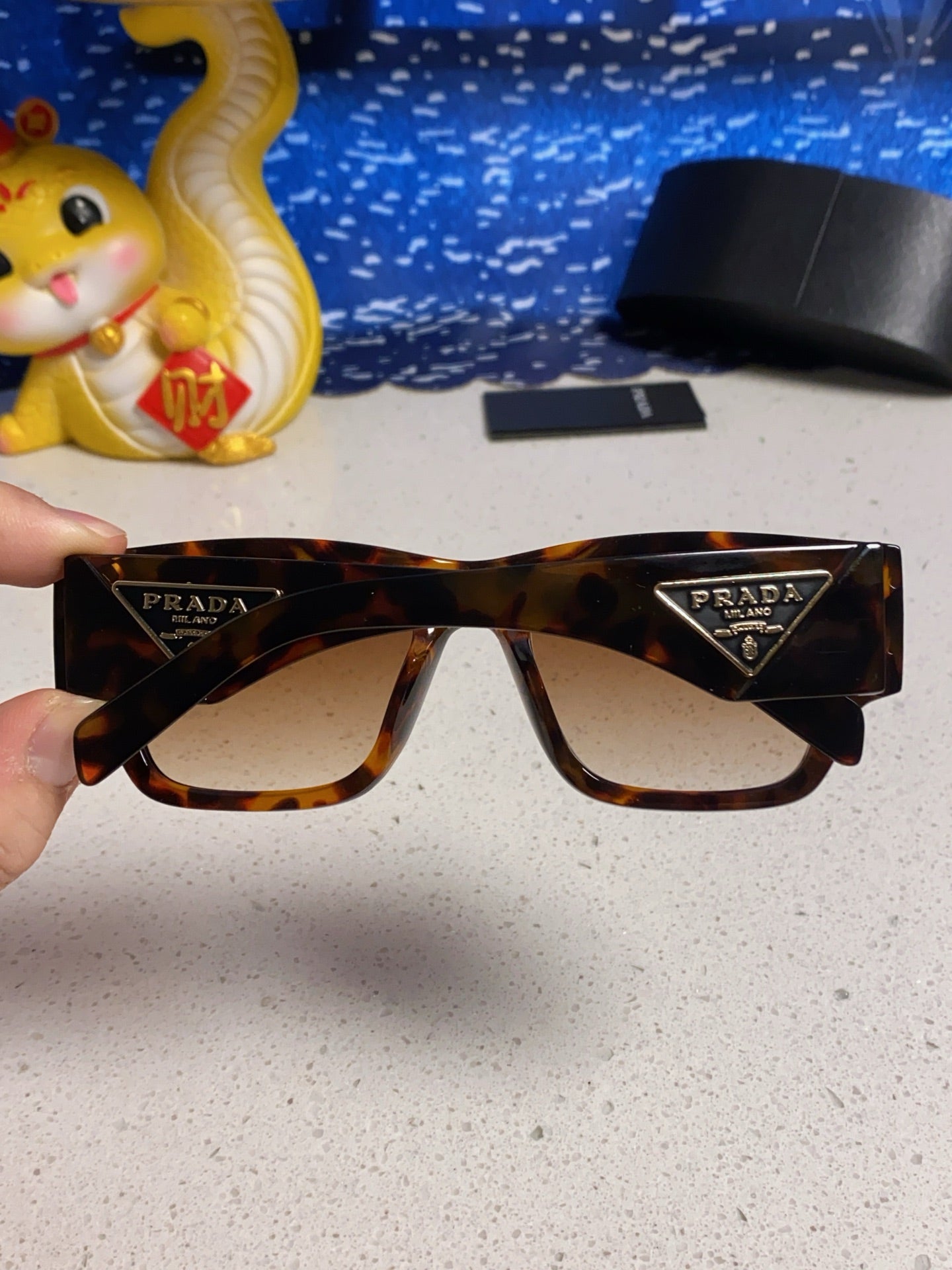 Prada Fashion Brown Lens Sunglasses for Men & Women - 358428 - detail image 6