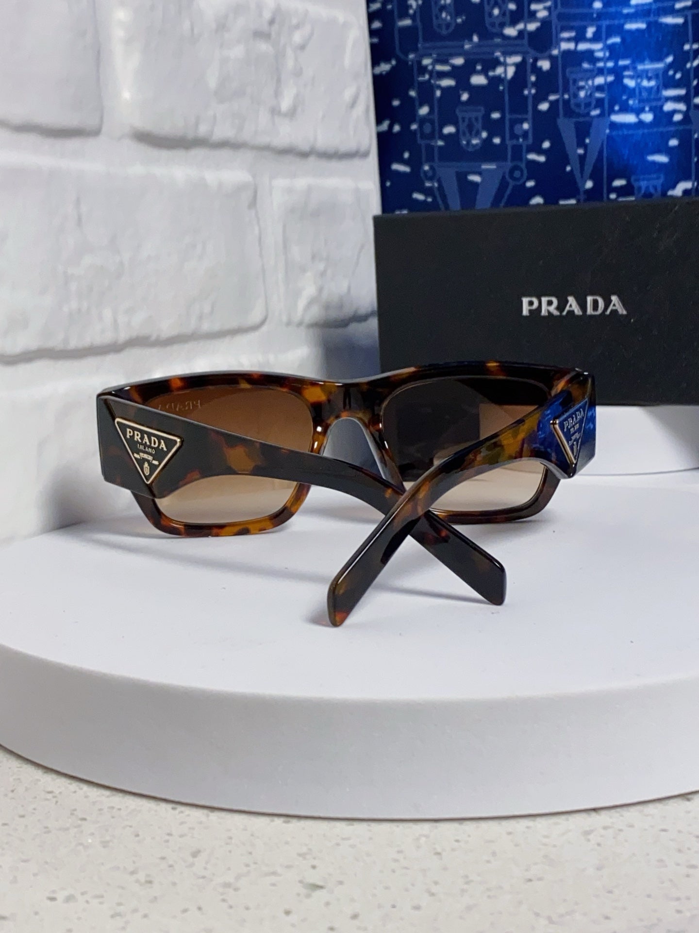 Prada Fashion Brown Lens Sunglasses for Men & Women - 358428 - detail image 4