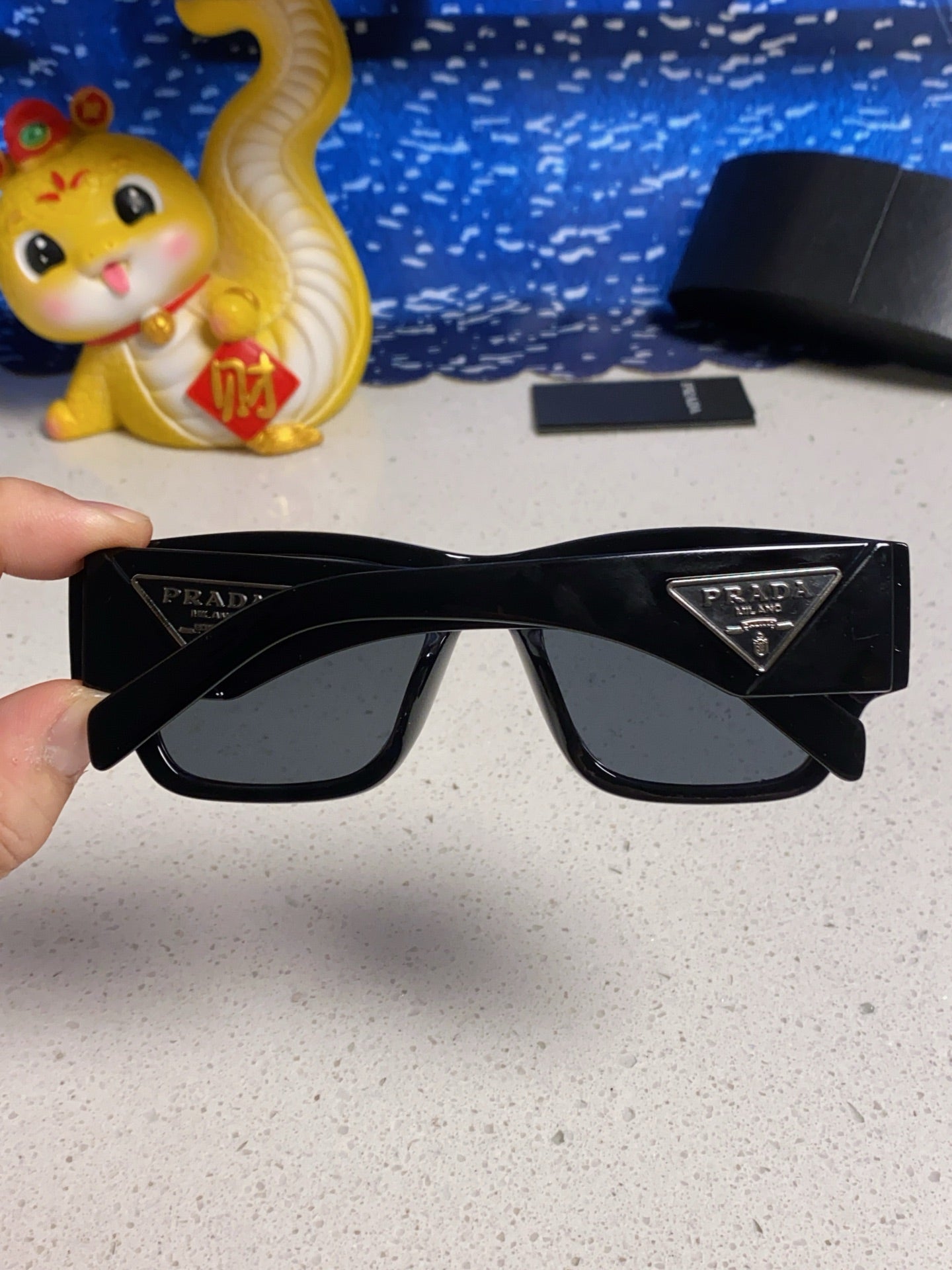 Prada Fashion Black Lens Sunglasses for Men & Women - 358430 - detail image 6