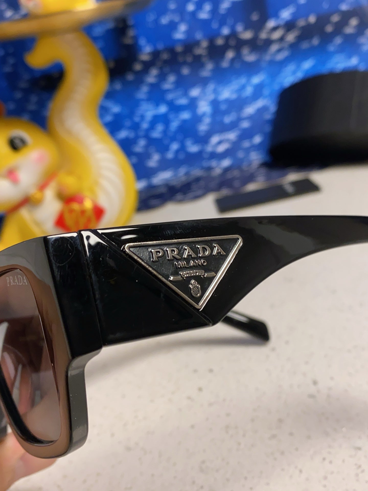 Prada Fashion Black Lens Sunglasses for Men & Women - 358430 - detail image 8
