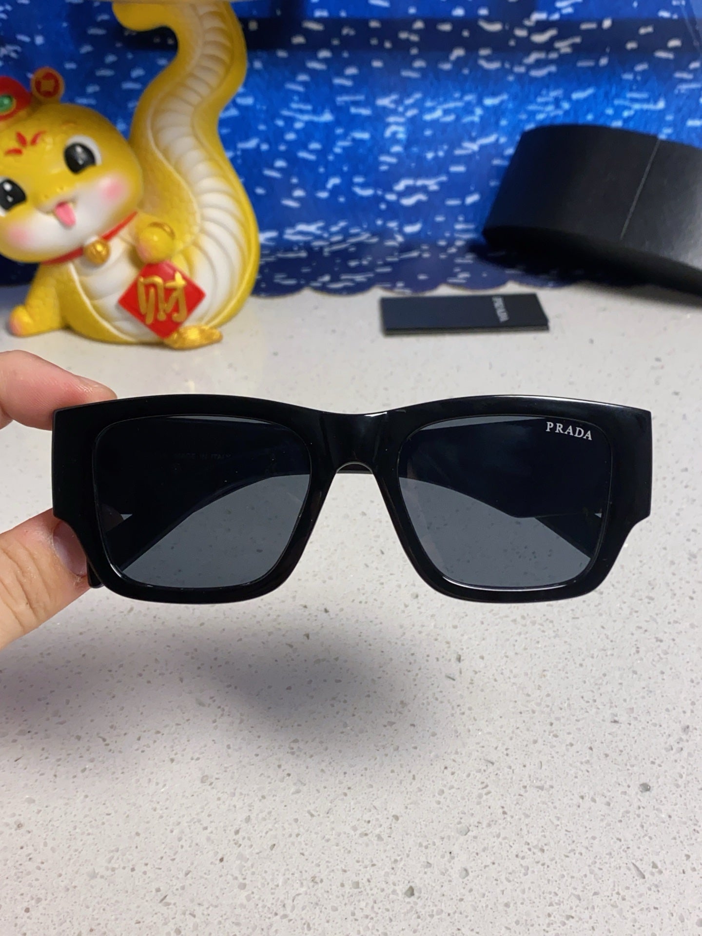 Prada Fashion Black Lens Sunglasses for Men & Women - 358430 - detail image 5