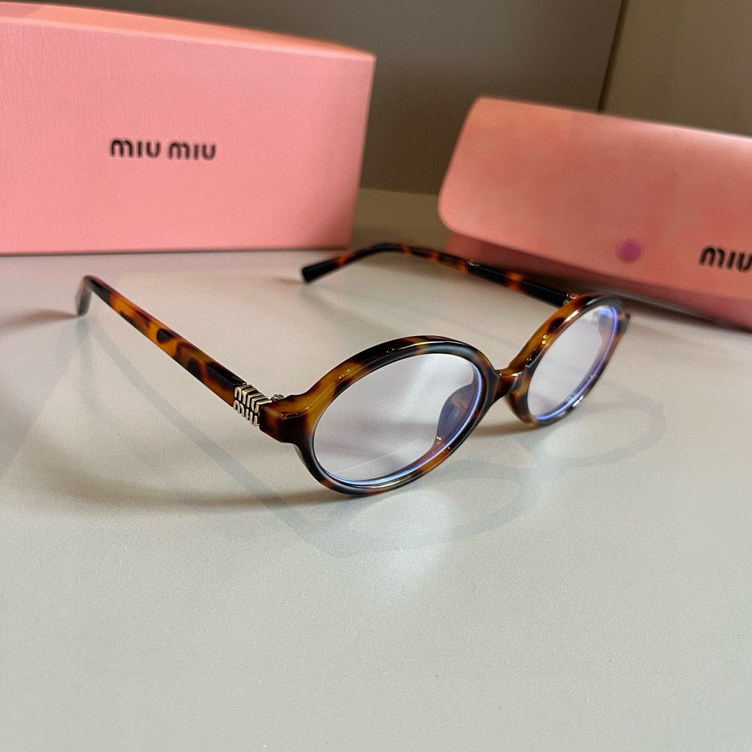 Miu Miu Round Silver Lens Sunglasses for Men & Women - 487633