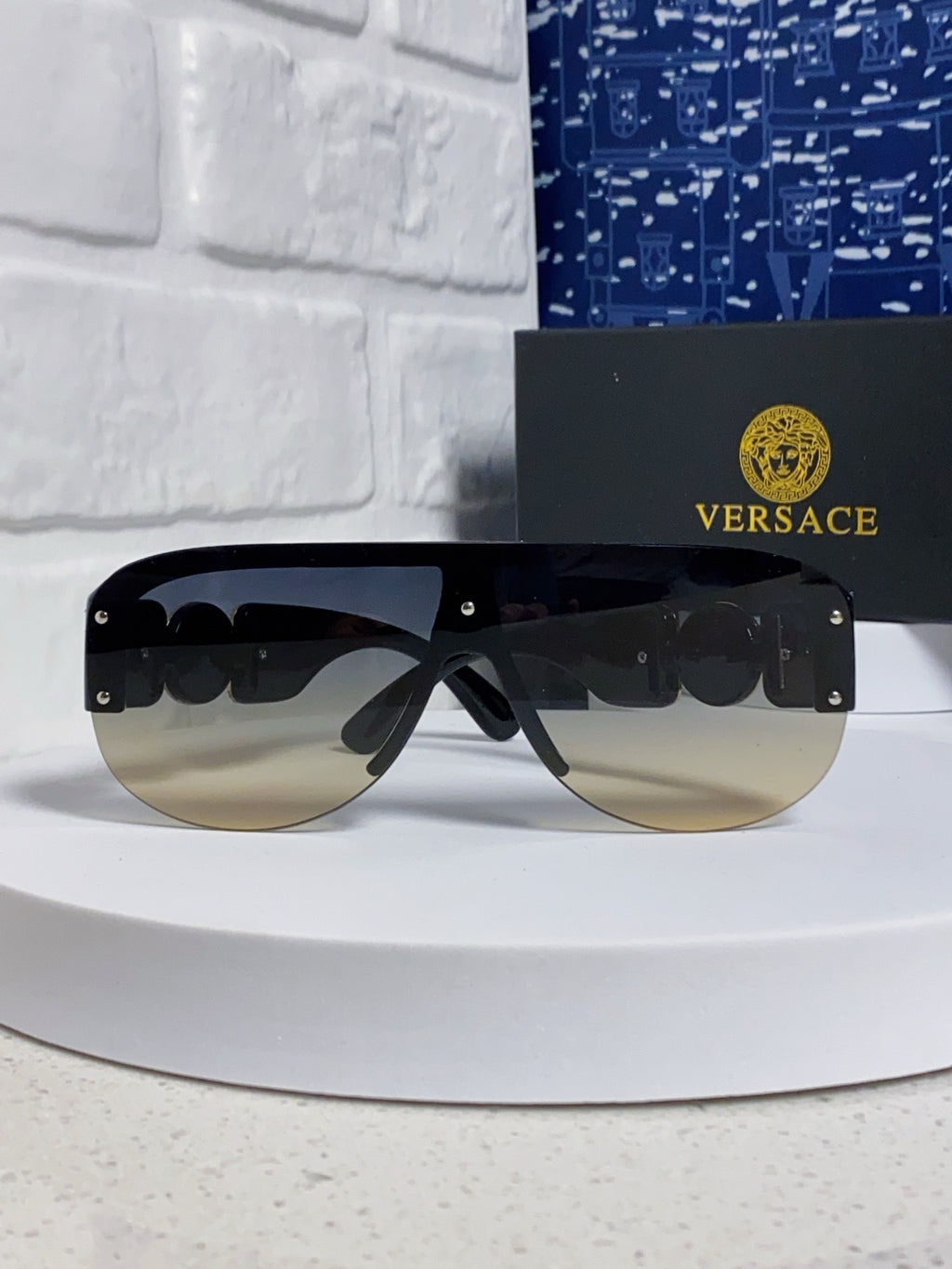 Versace Aviator Silver Lens Sunglasses for Men & Women - 372523 - detail image 2