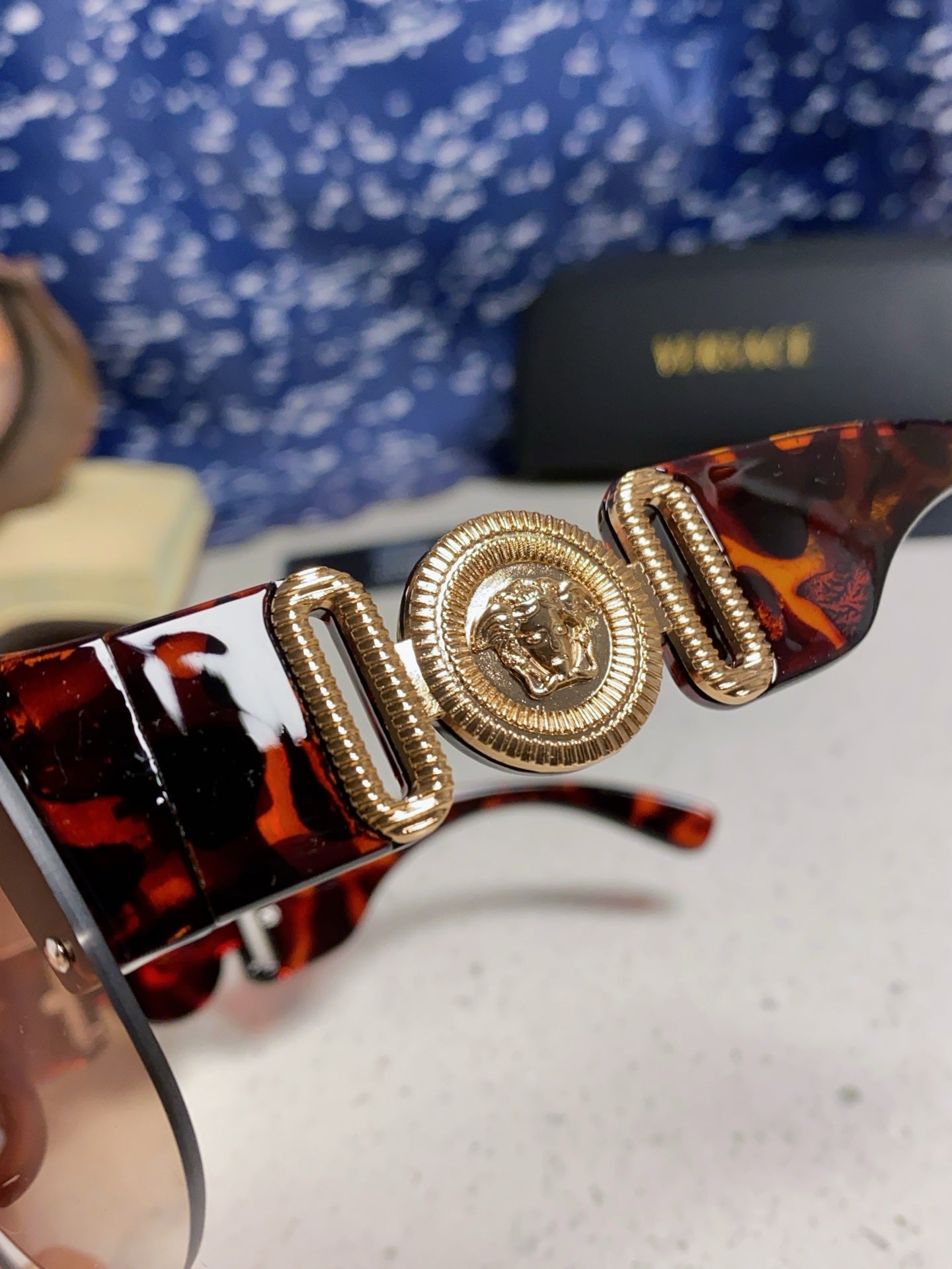Versace Aviator Brown Lens Sunglasses for Men & Women - detail image 7