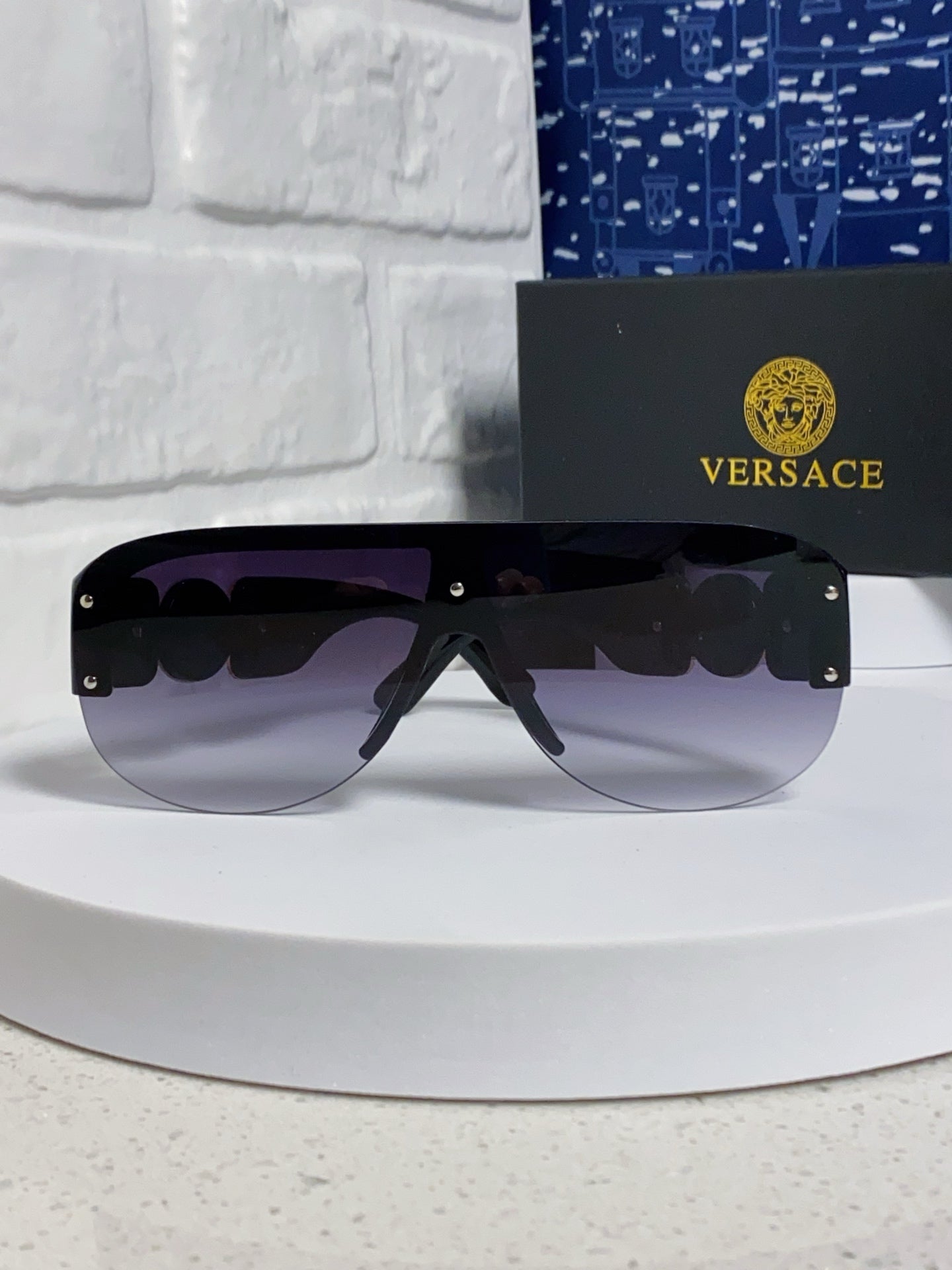 Versace Aviator Silver Lens Sunglasses for Men & Women - 372527 - detail image 2