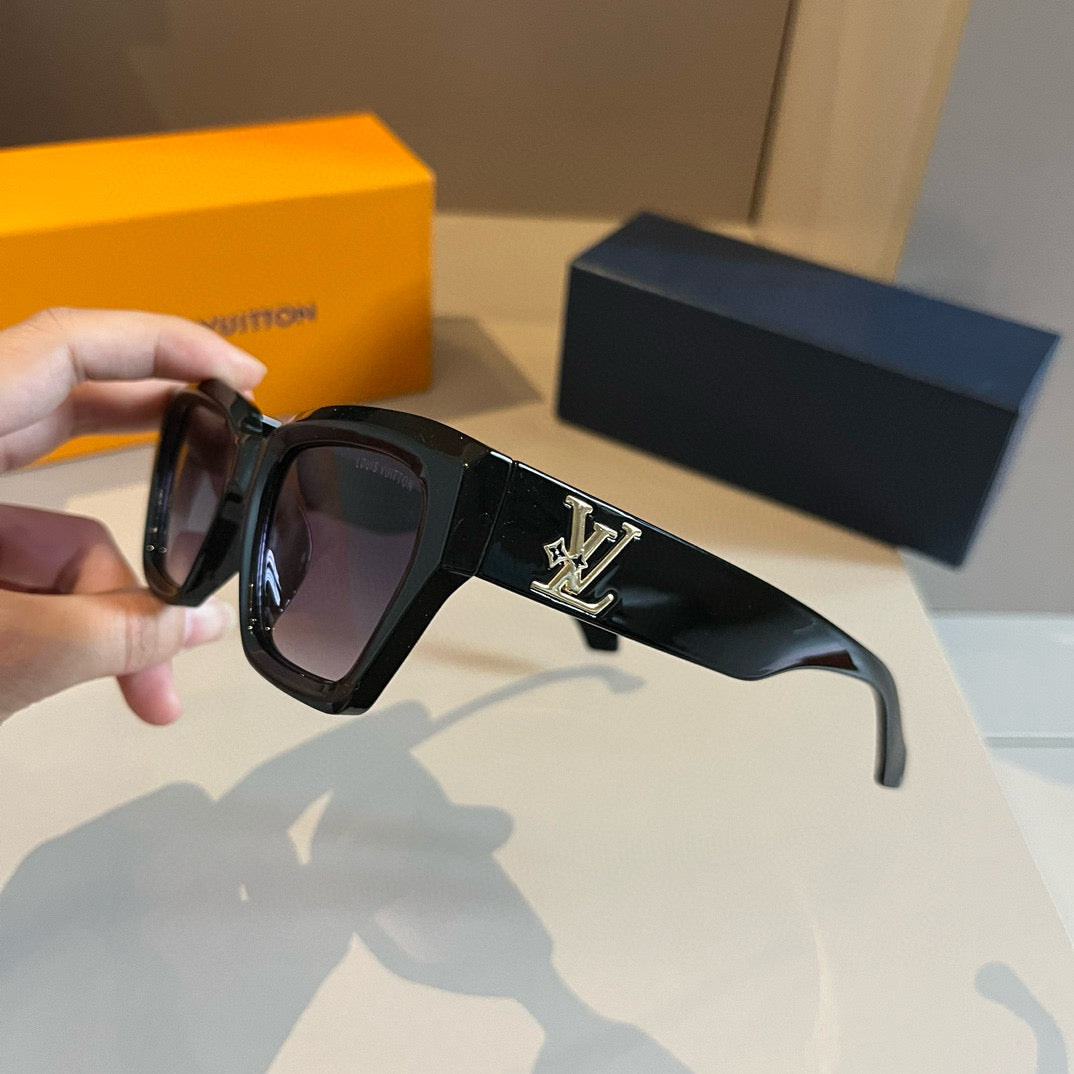 Louis Vuitton Metal Fashion Gold Lens Sunglasses for Men & Women - 381924 - detail image 4